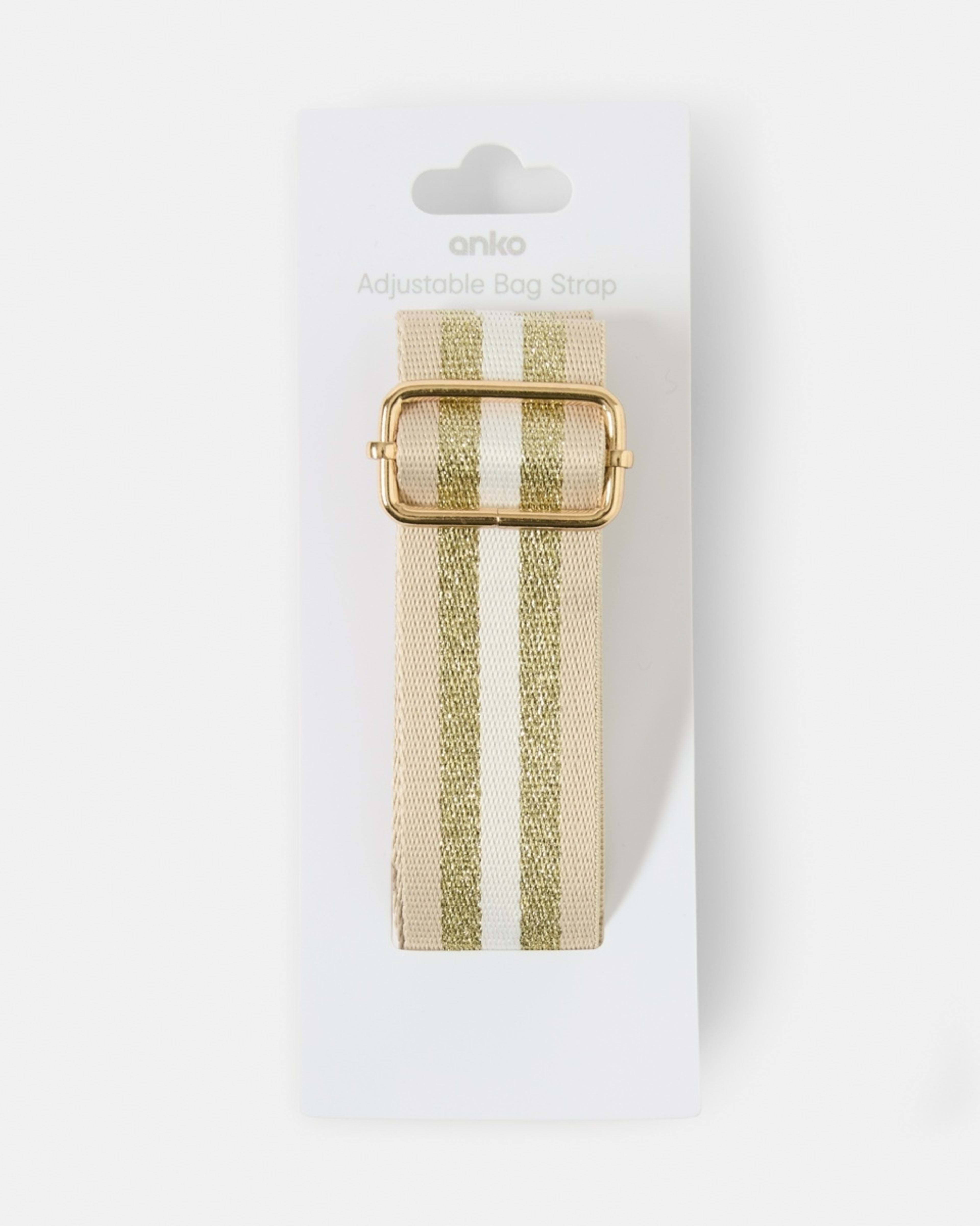 4 Bag Strap GLD STRIPE, 4 of 4