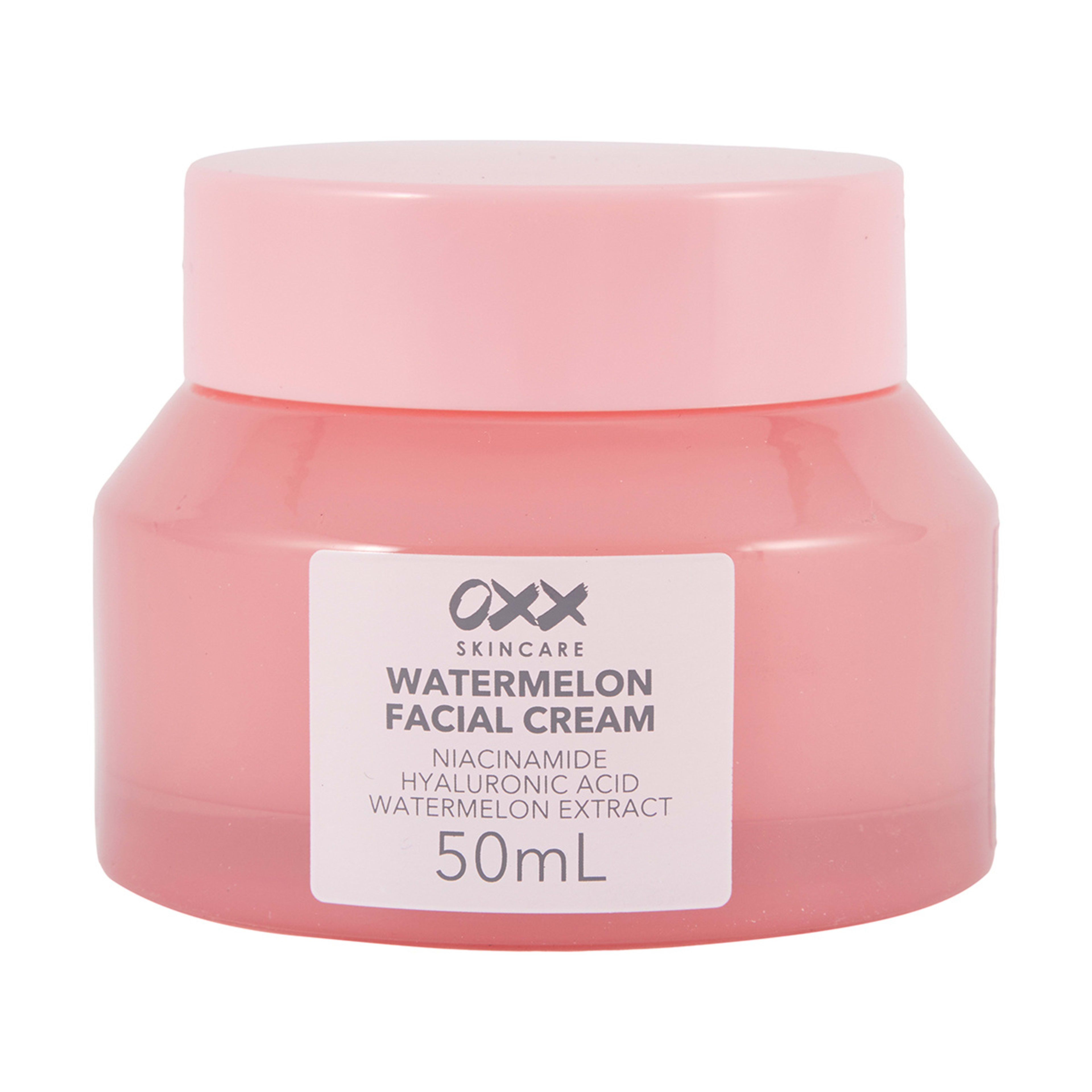 1 OXX Skincare Watermelon Facial Cream 50ml - Niacinamide, Hyaluronic Acid and Watermelon Extract, 1 of 6