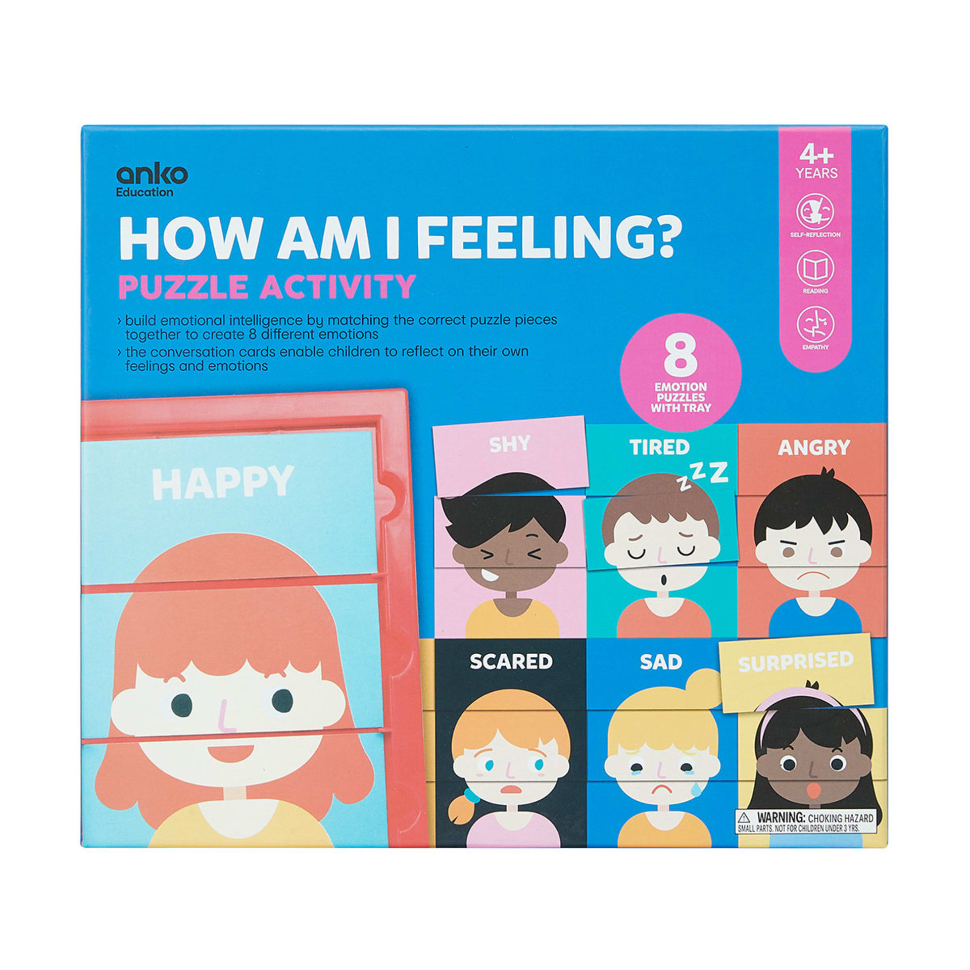 How Am I Feeling? Puzzle Activity Kmart