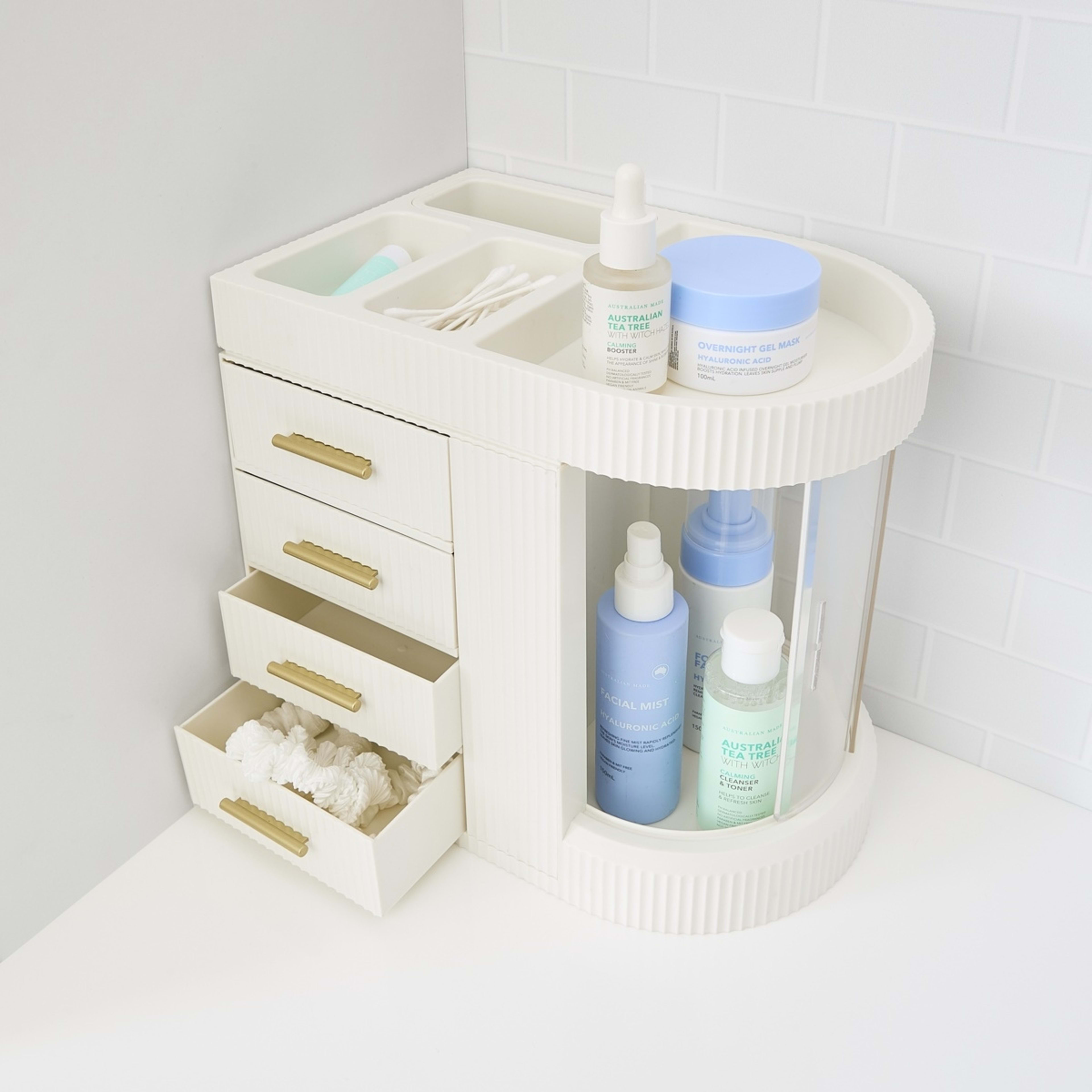 3 Linear Countertop Cosmetic Organiser, 3 of 9