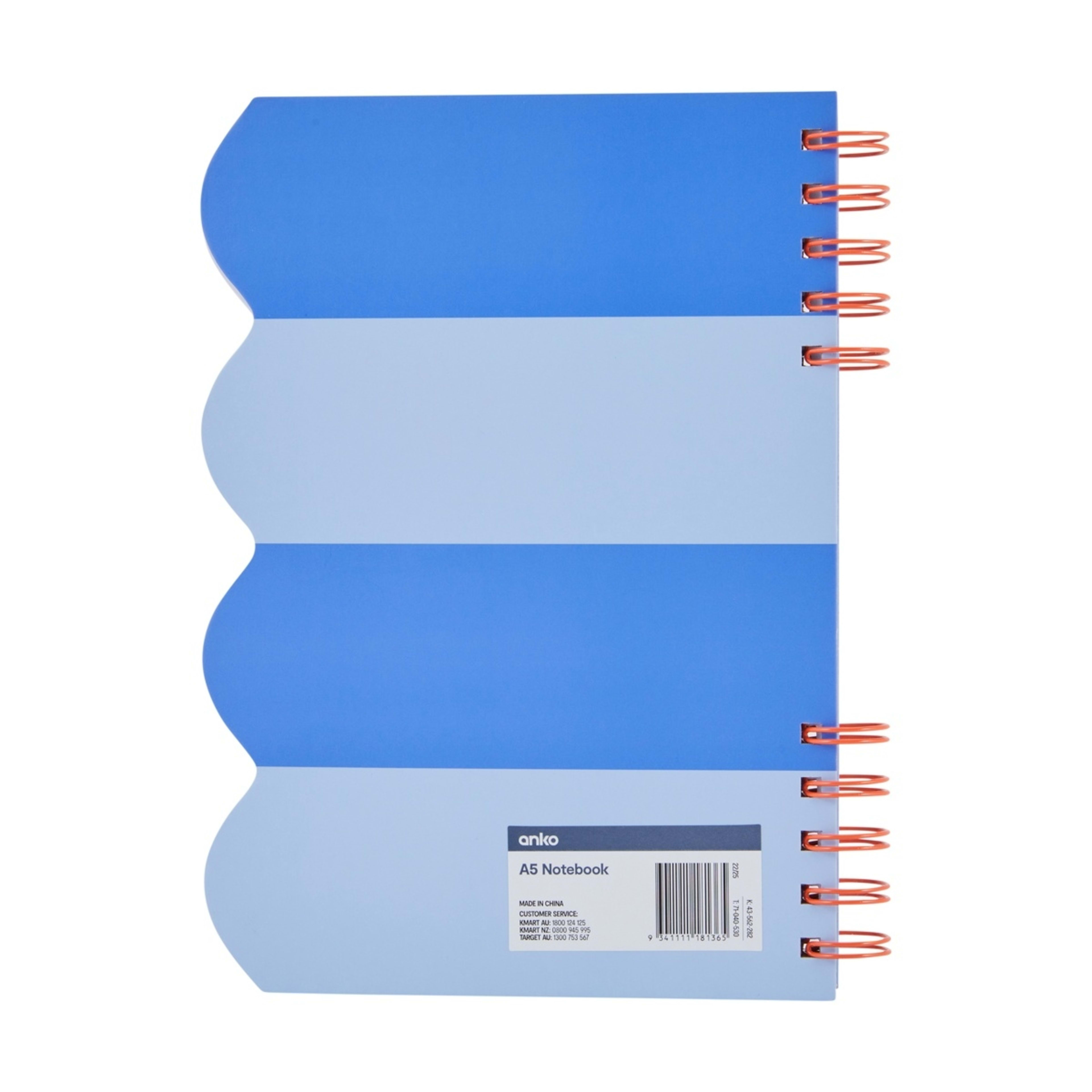 4 A5 Notebook - Blue, 4 of 4
