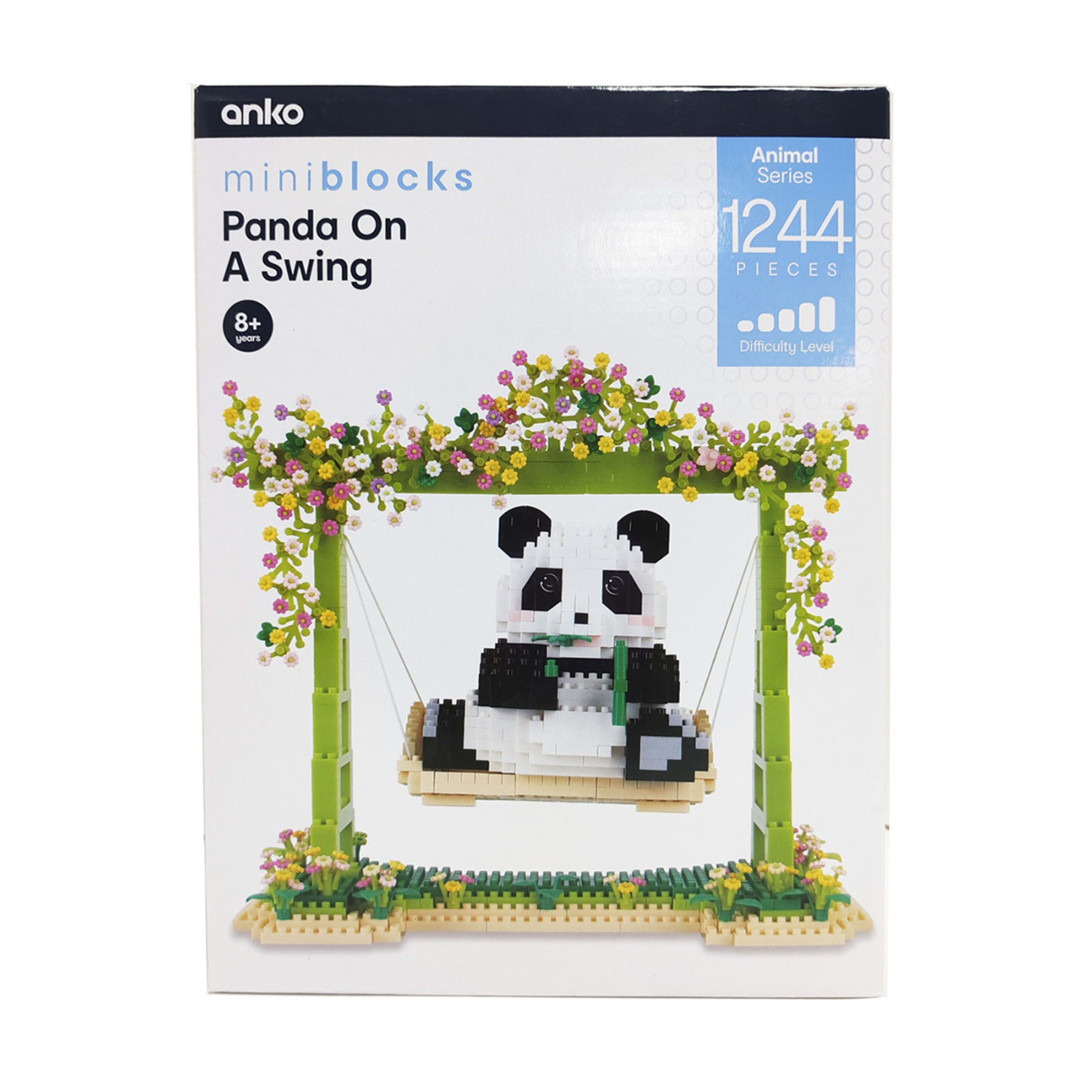 1 1244 Piece Mini Blocks Animal Series: Panda On a Swing, 1 of 4
