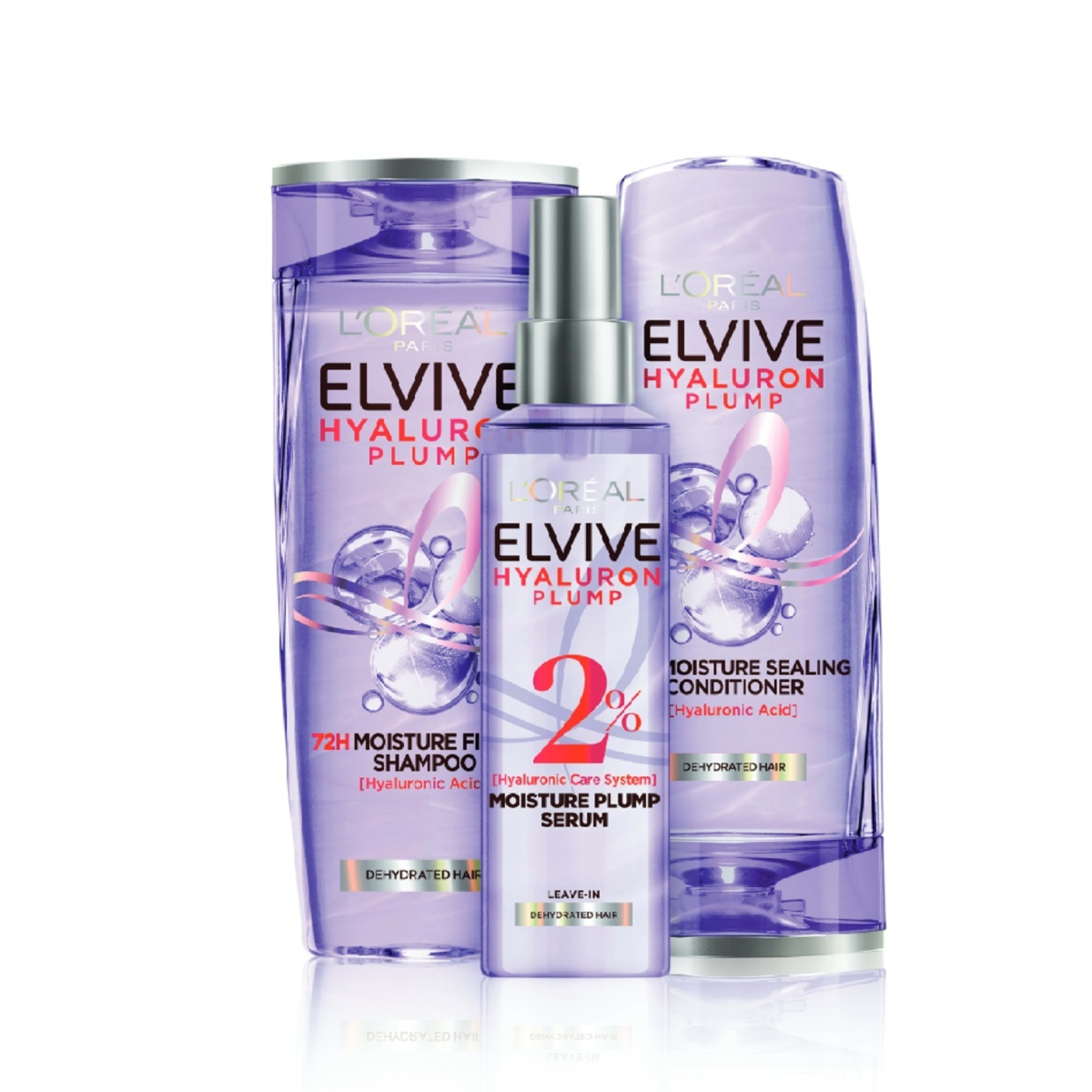 4 L'Oreal Paris Elvive Hyaluron Plump Moisture Sealing Conditioner 300ml - Hyaluronic Acid, 4 of 9