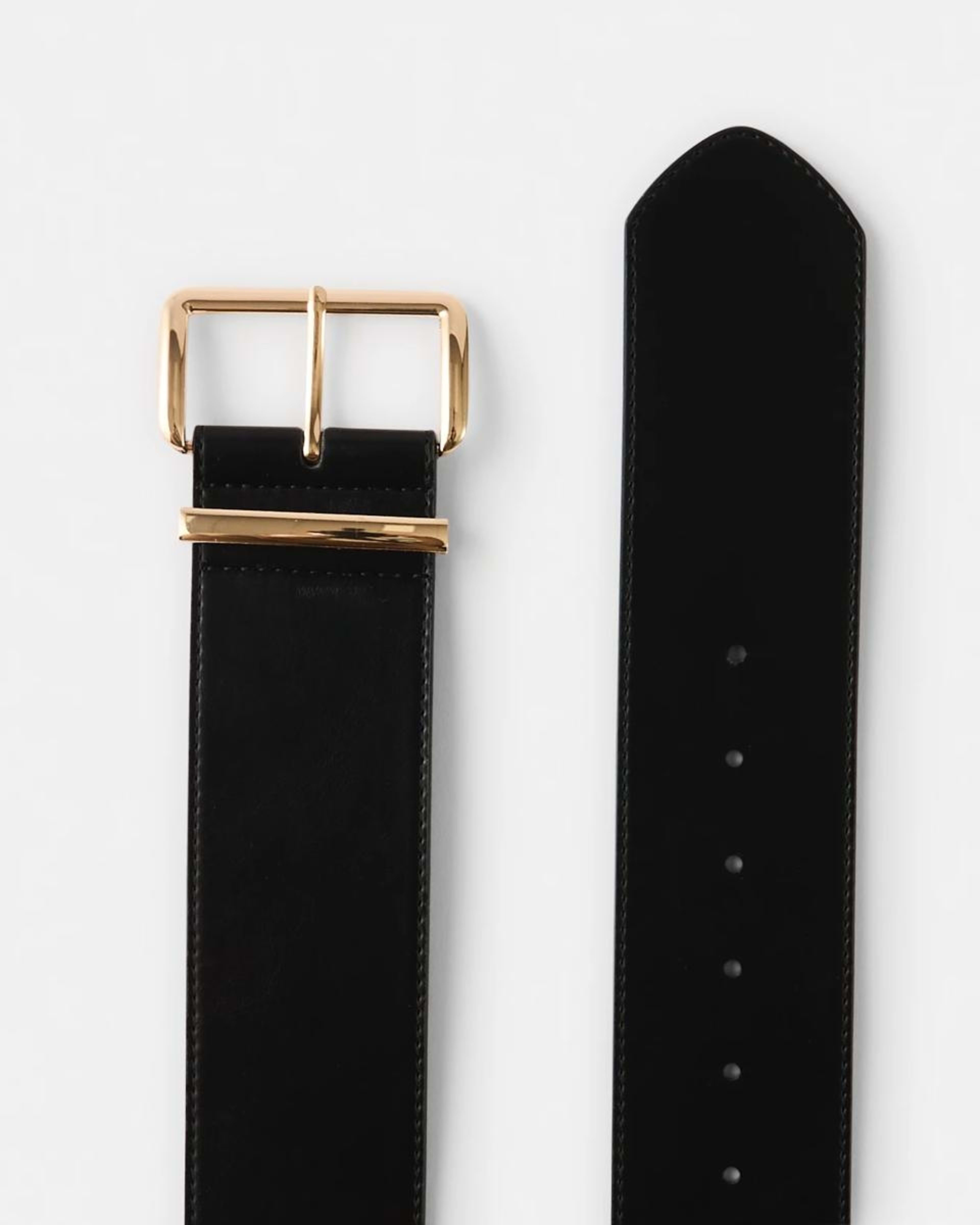 2 Wide Waist Belt BLACK, 2 of 4