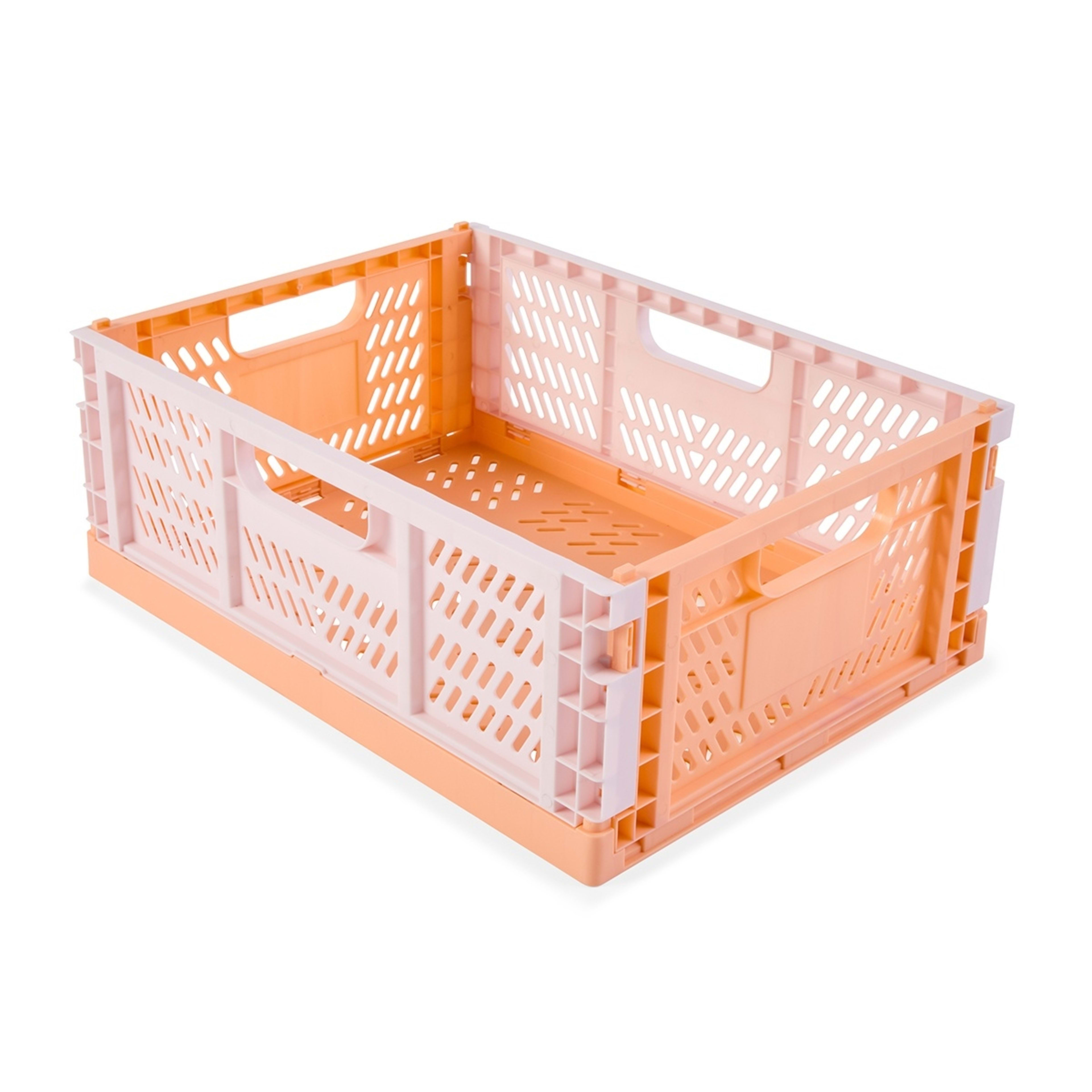 4 15L Collapsible Crate - Medium, Peach, 4 of 10