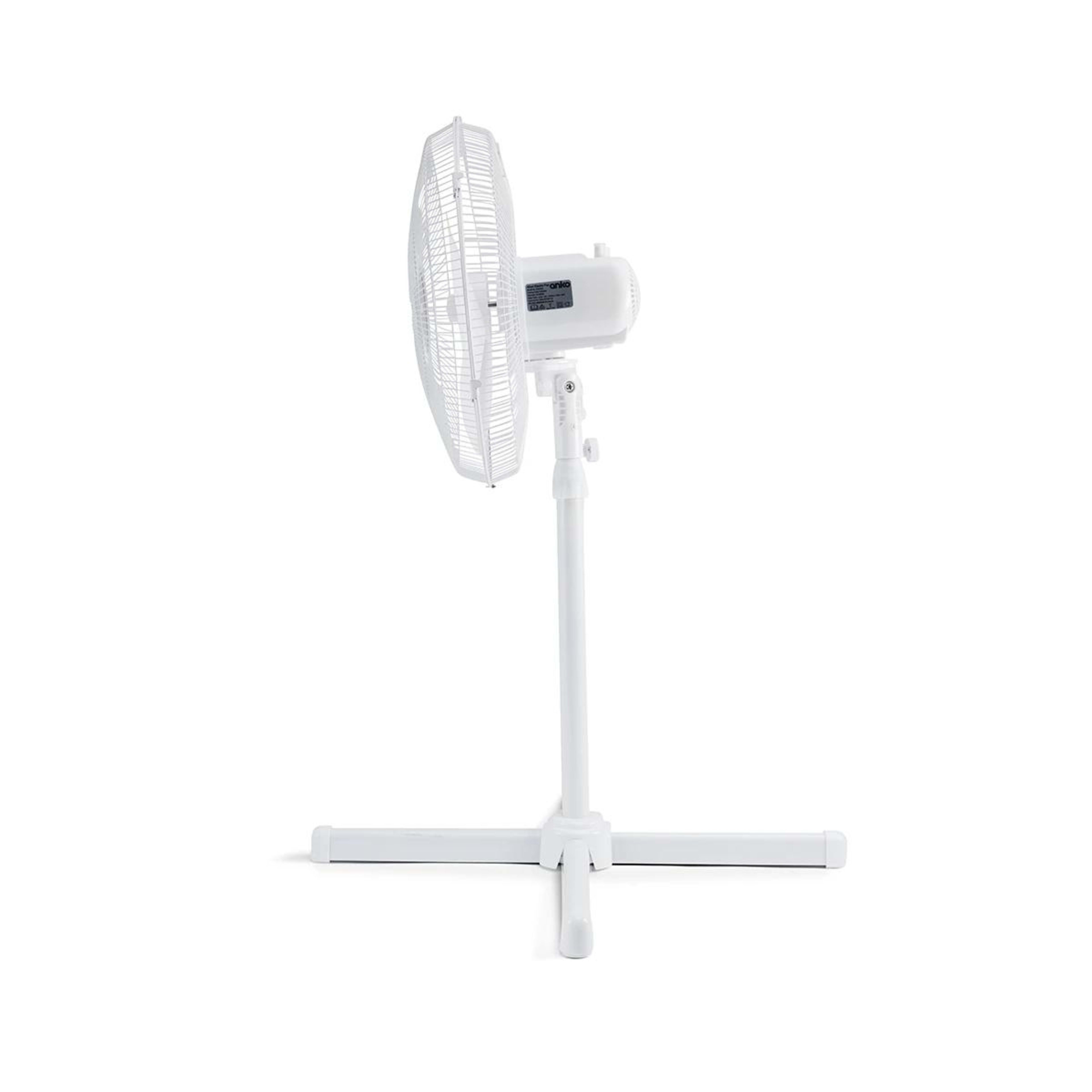 3 40cm Pedestal Fan - White, 3 of 8