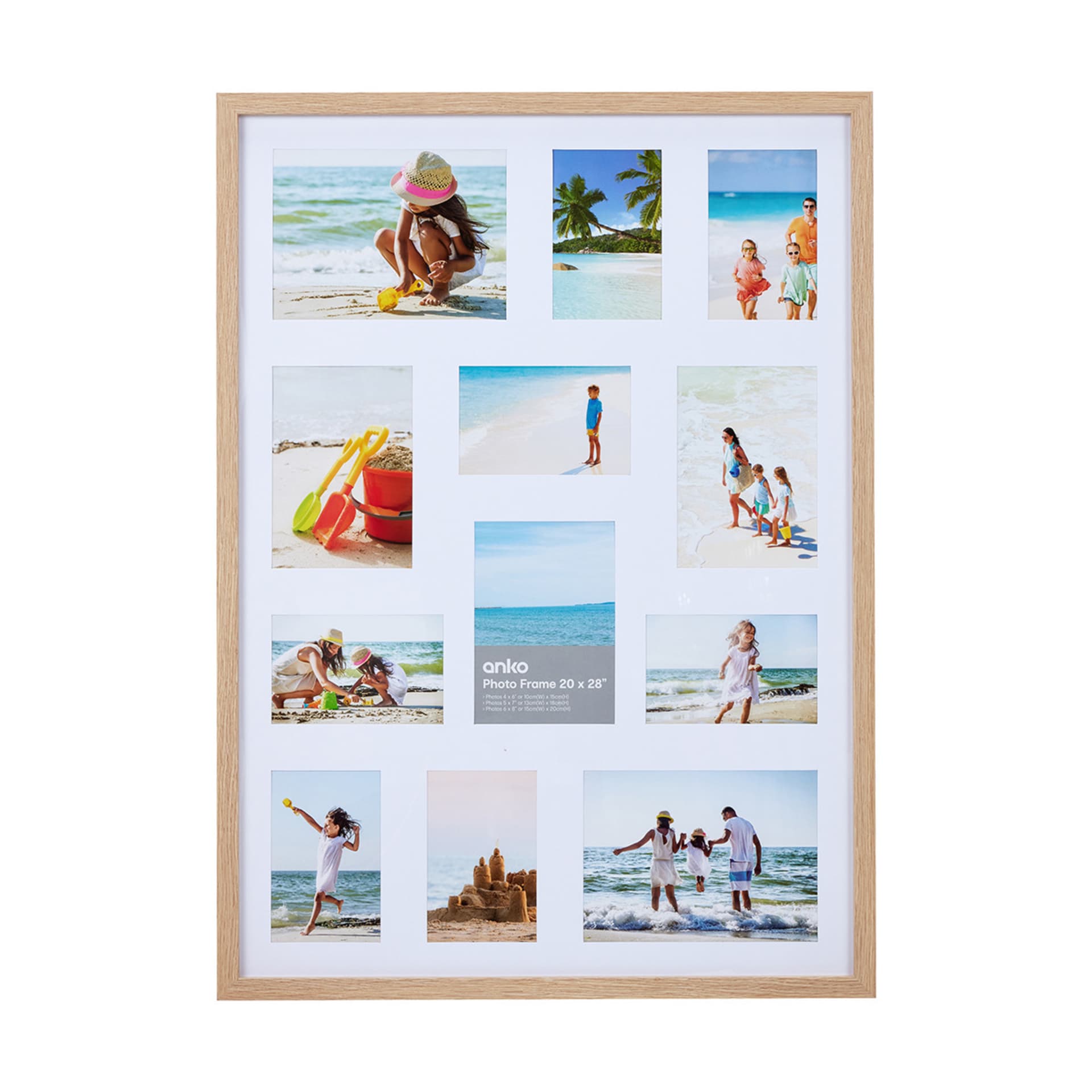 Eden Collage Frame 20in. x 28in. Oak Look Kmart