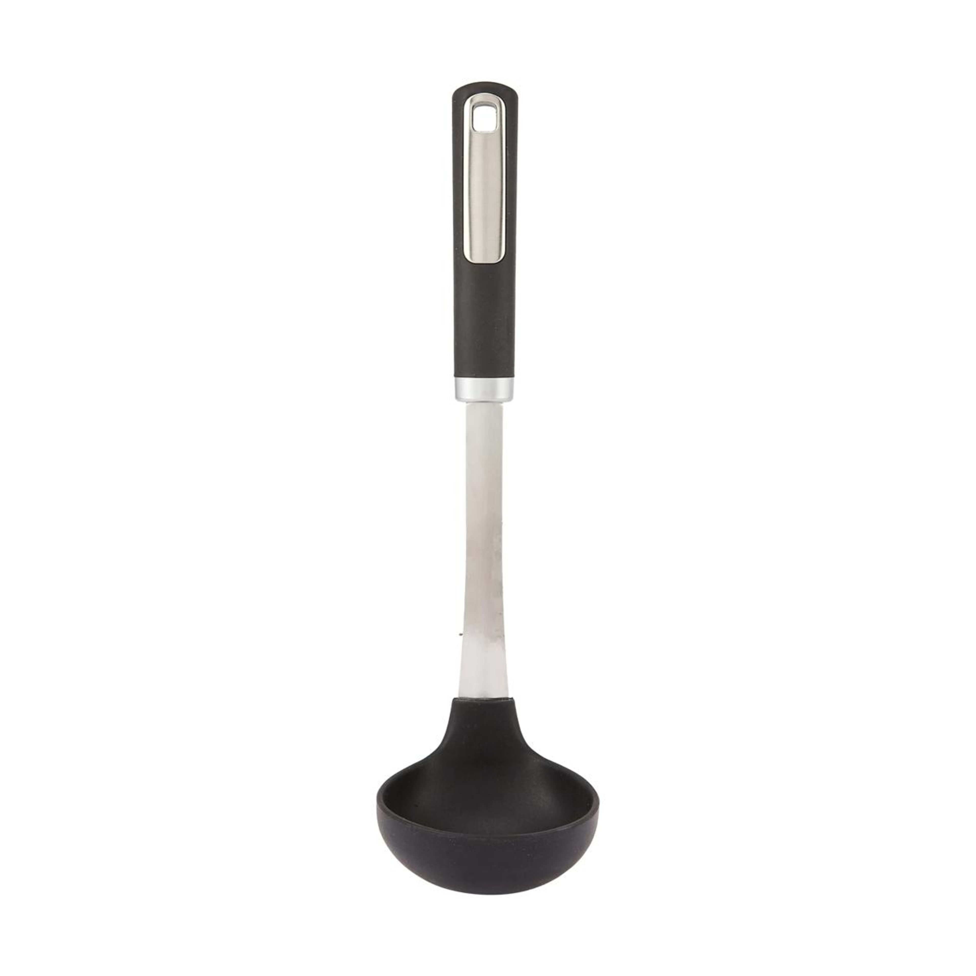 1 Silicone and Stainless Steel Ladle with Soft Touch Handle