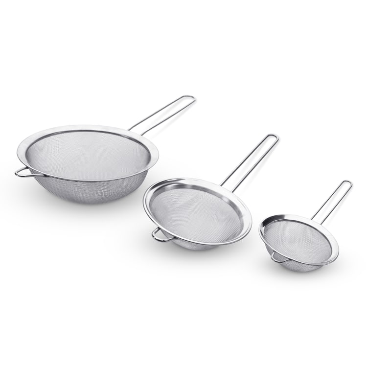 3 Metal Strainers Kmart