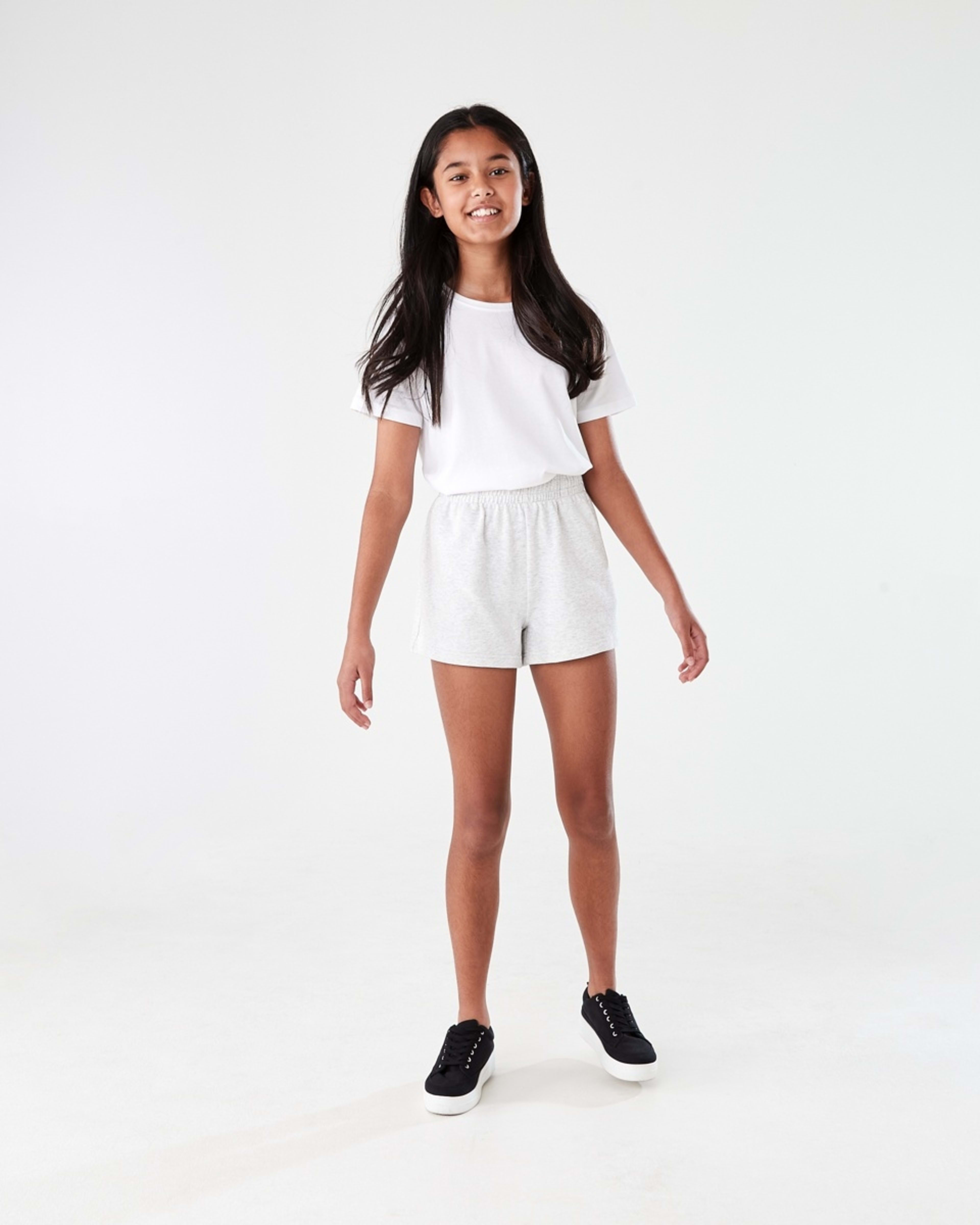 5 French Terry Shorts WHITE MARLE, 5 of 6