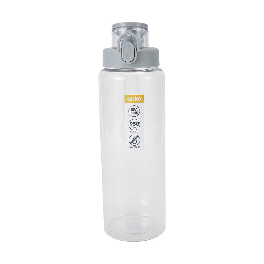 950ml Clear Guzzler Drink Bottle - Kmart