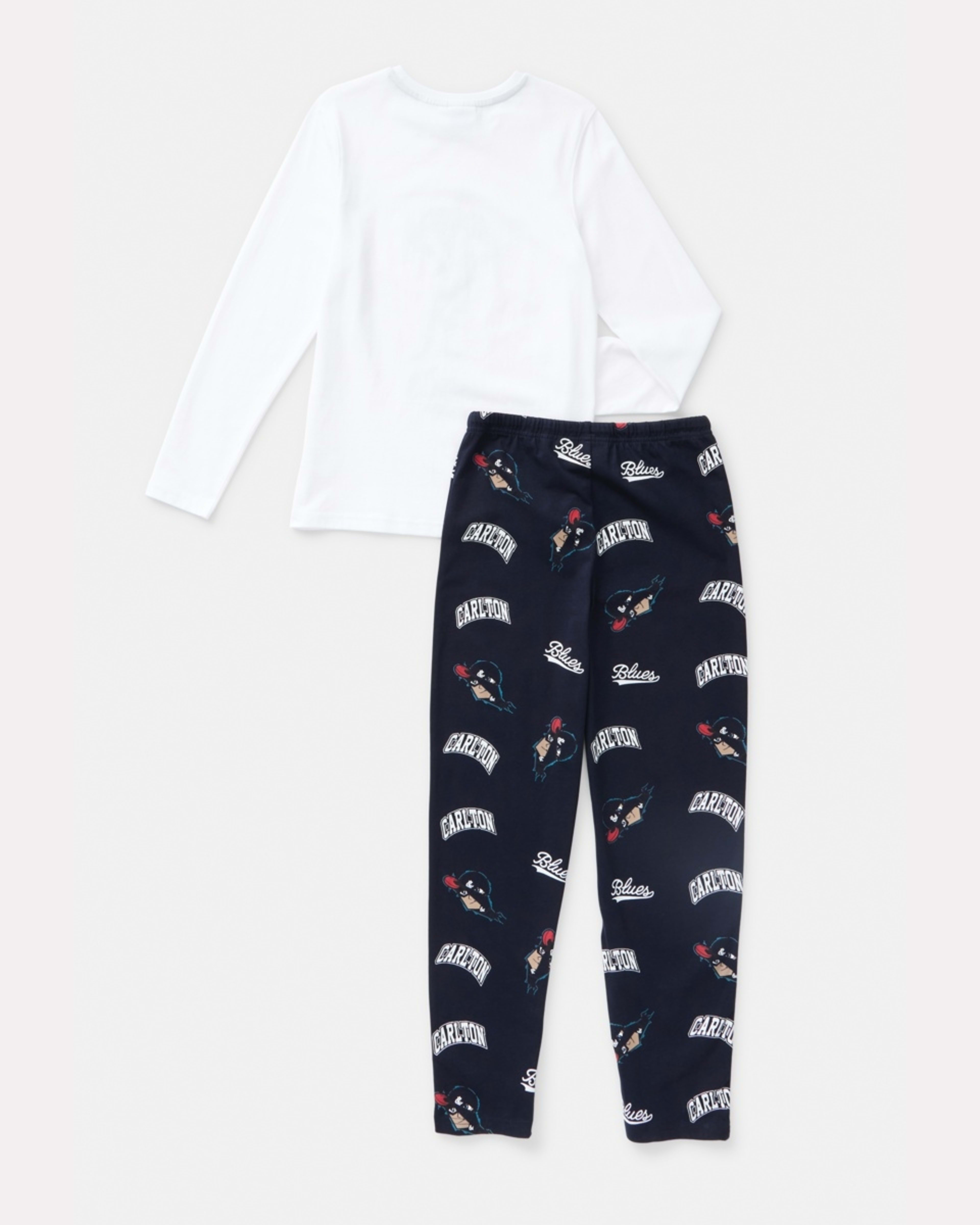 7 Official AFL Kids Pyjama Set Carlton, 7 of 9