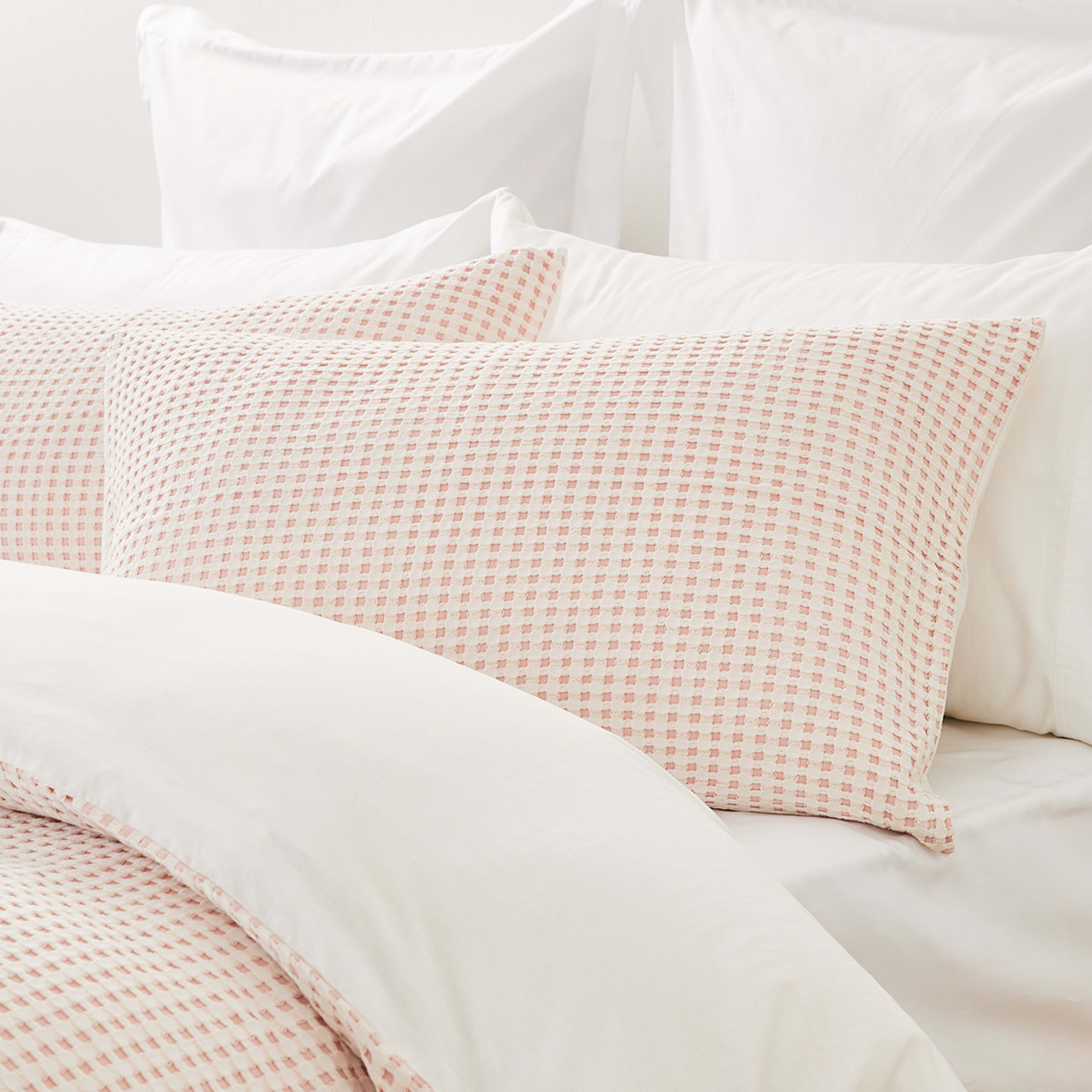 2 Dakota Cotton Quilt Cover Set - Super King Bed, Pink, 2 of 6