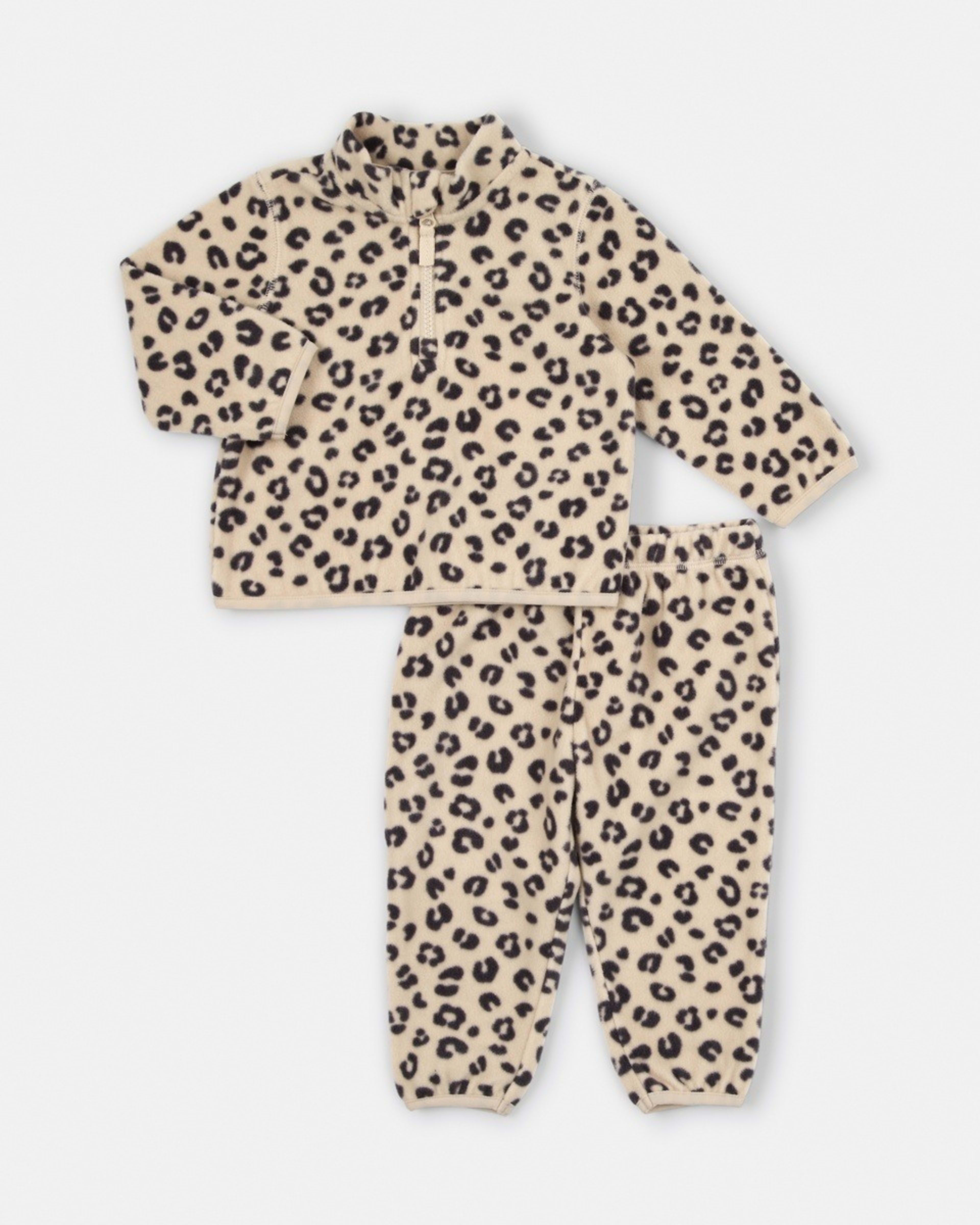 1 Polar Fleece Set Ani Brown