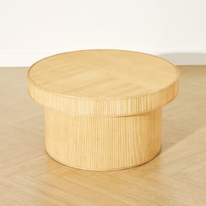 Bamboo Inlay Coffee Table