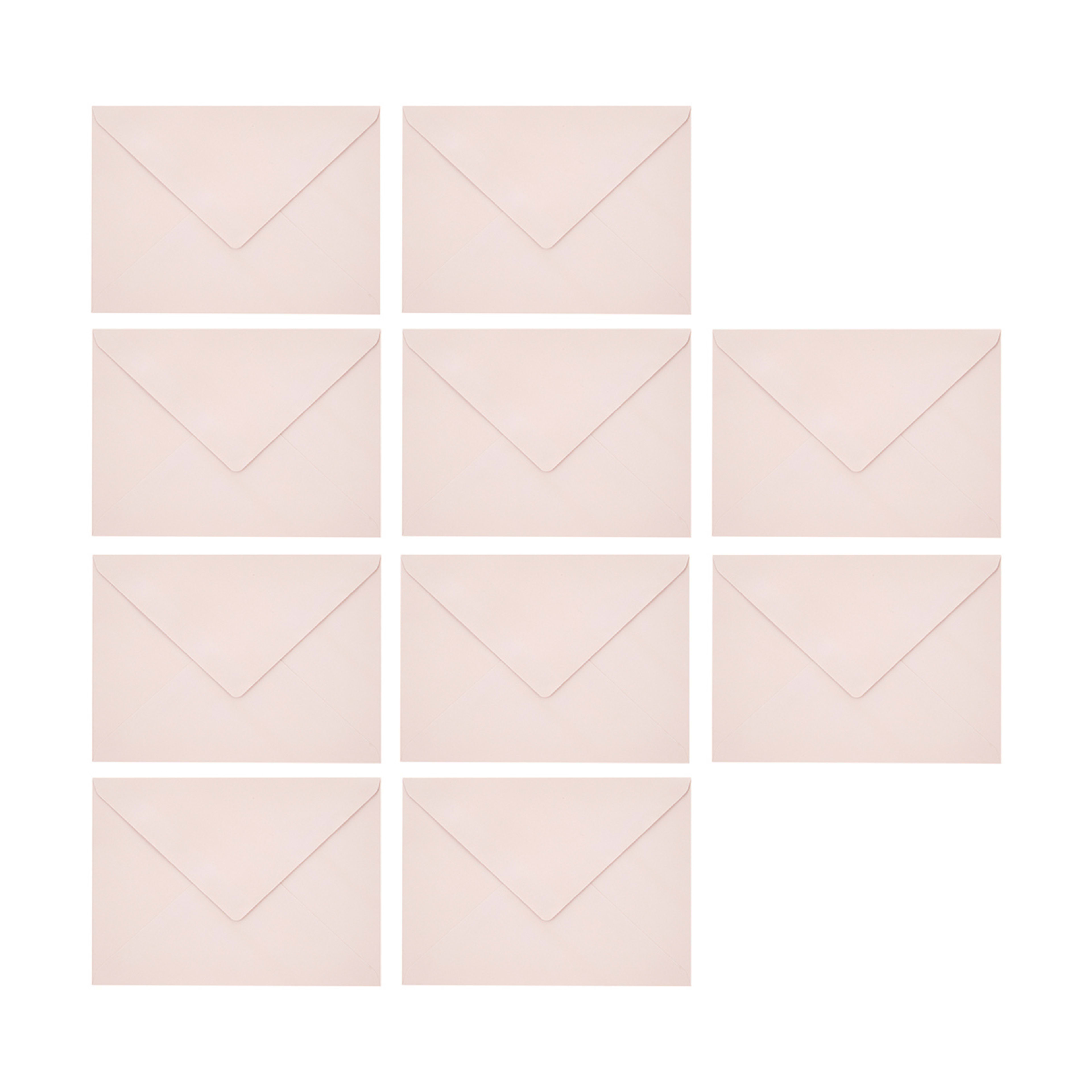 10 Pack Envelopes Blush Kmart