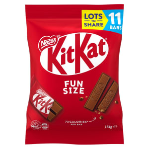 11 Pack Nestle KitKat Fun Size Share Pack 154g - Kmart