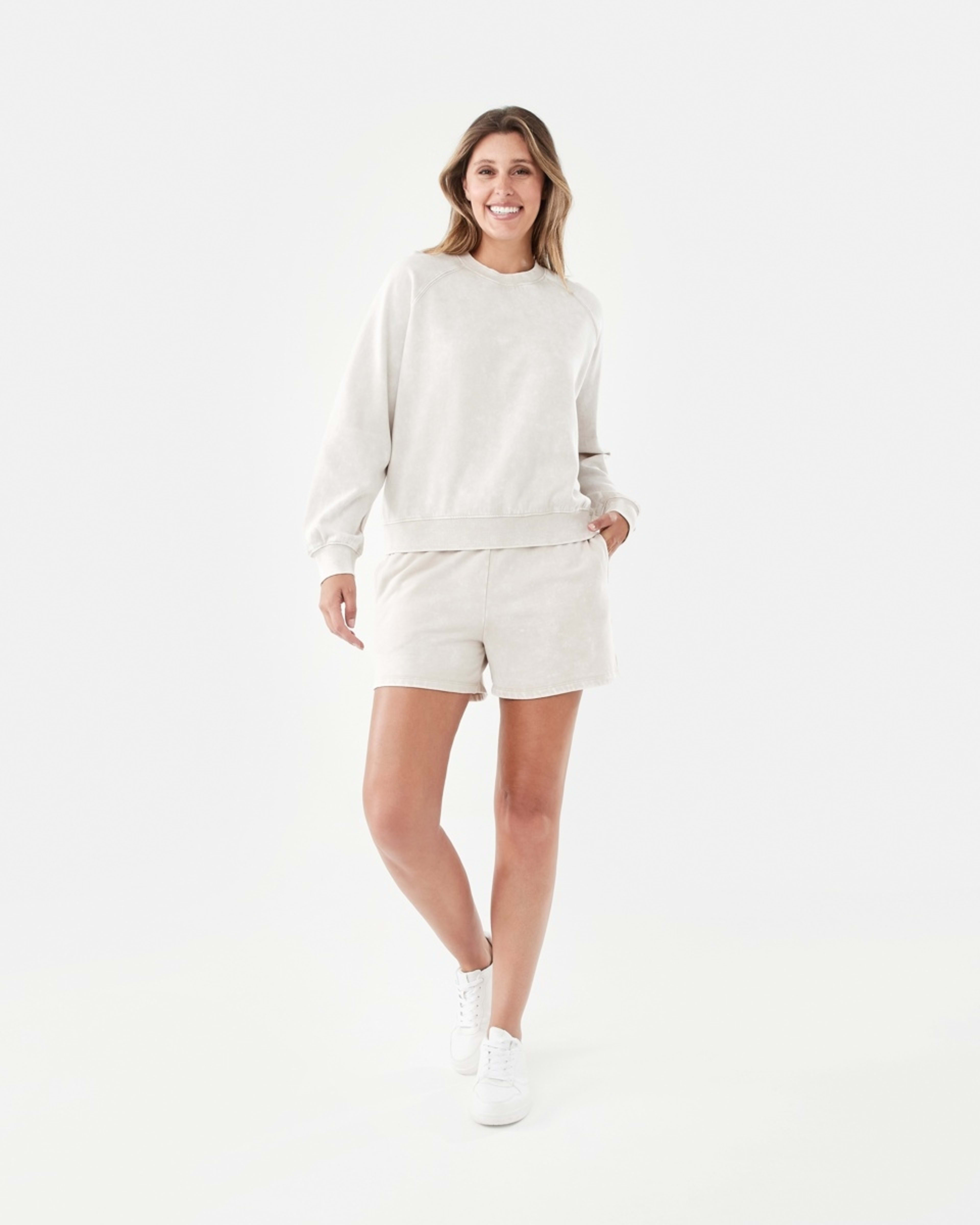 7 Washed Leisure Shorts Nat Beige, 7 of 7