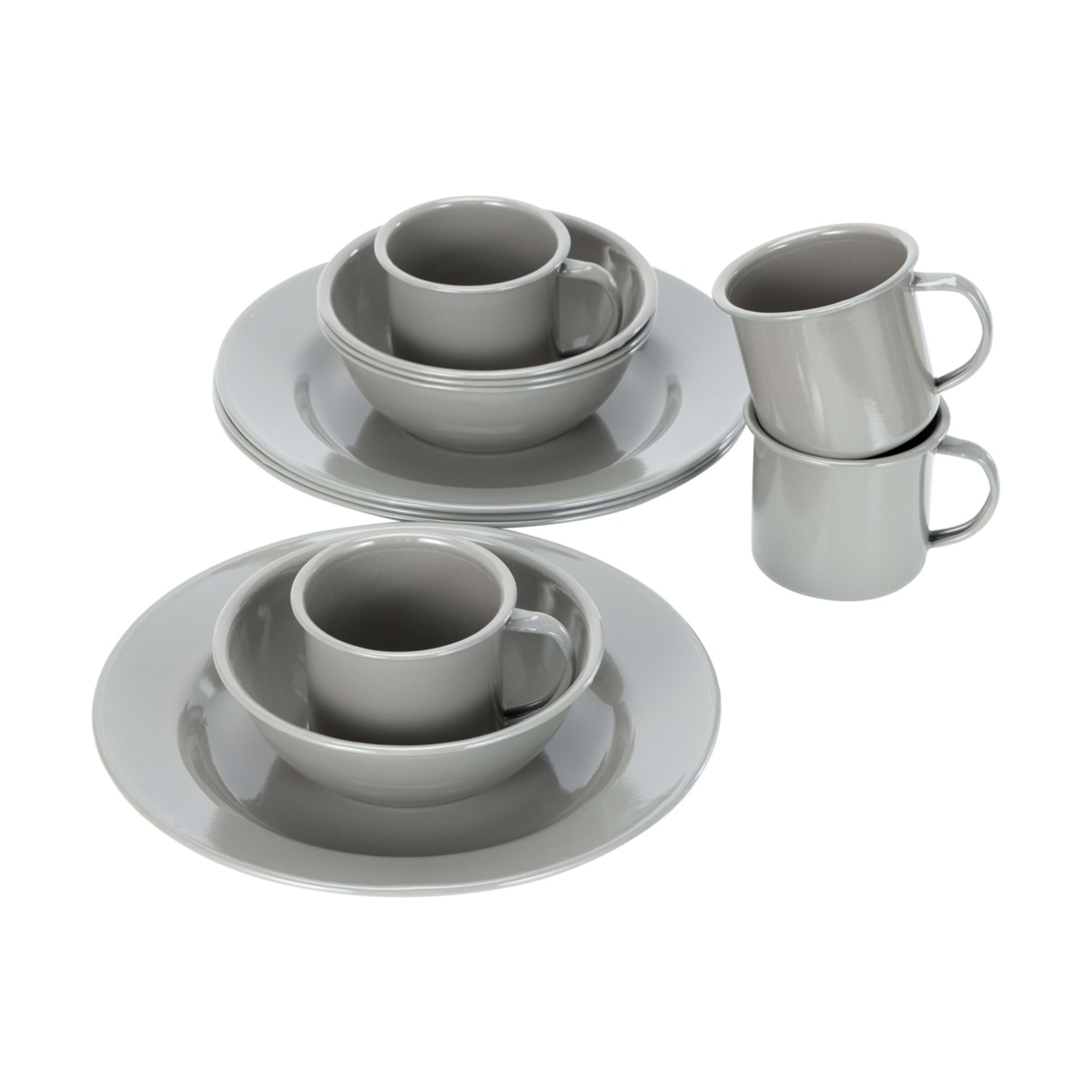 2 12 Piece Enamel Dinner Set, 2 of 6