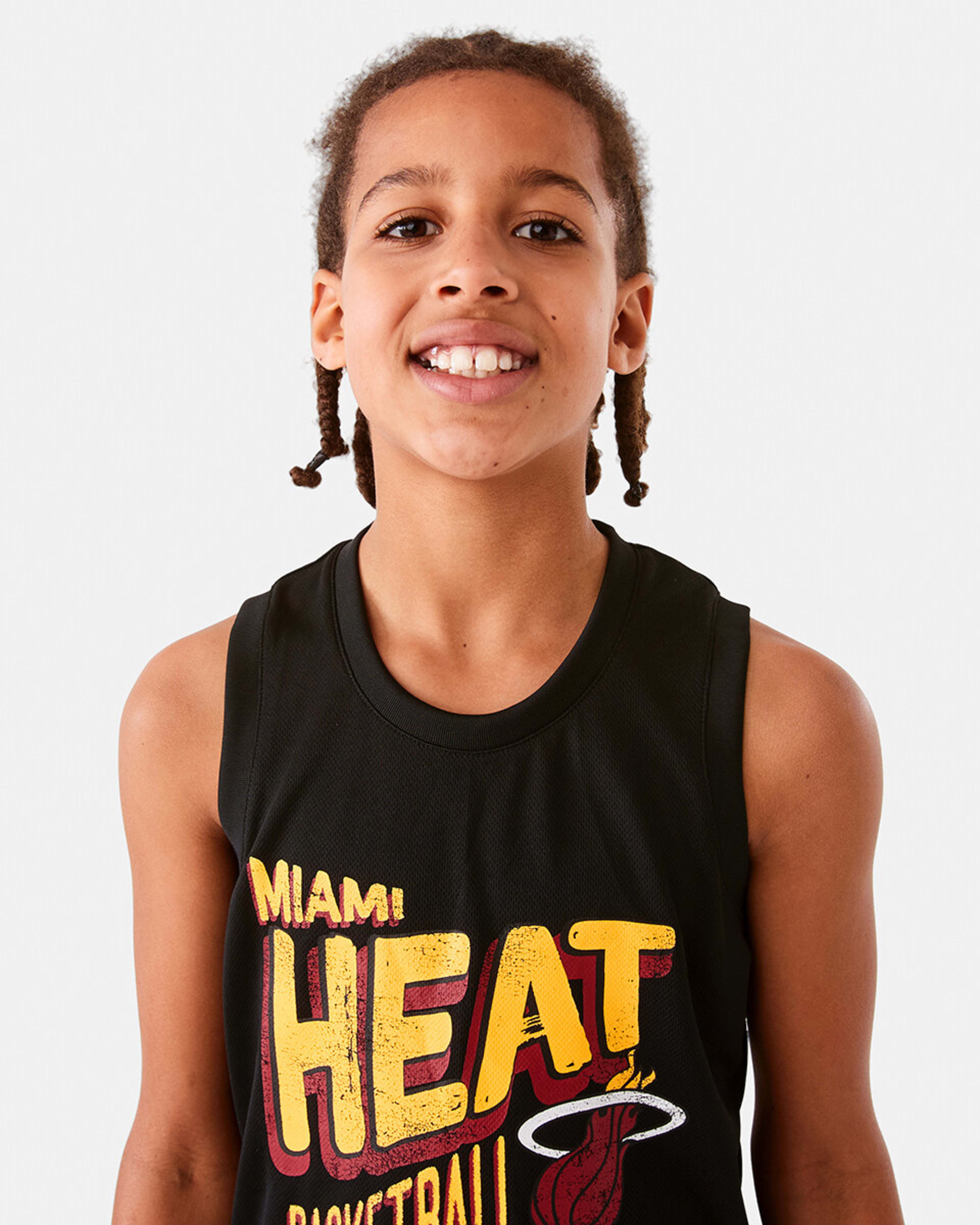 3 Official NBA Kids Mesh Tank Heat 7cga, 3 of 10