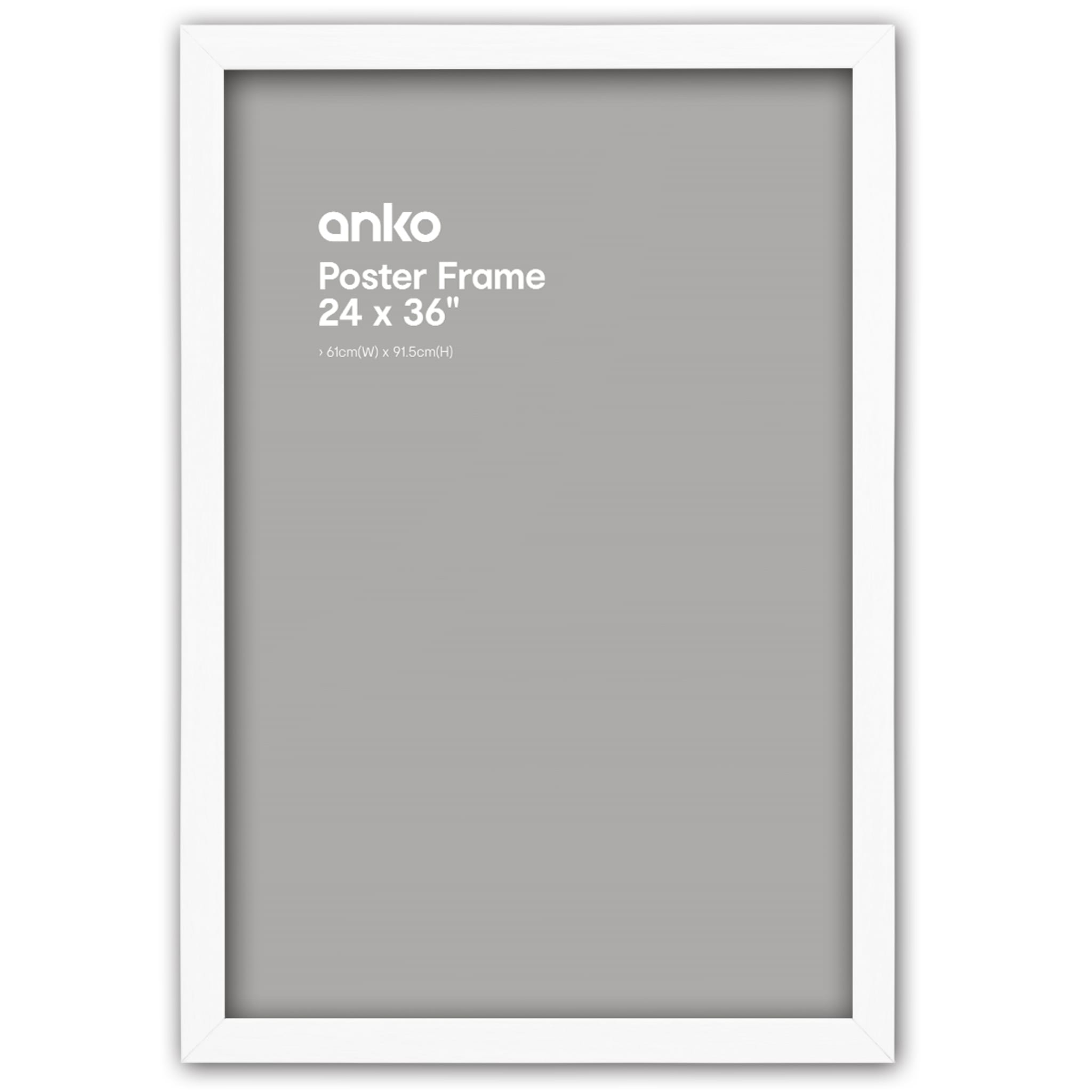 Large Poster Frame 61cm x 91.5cm, White Kmart