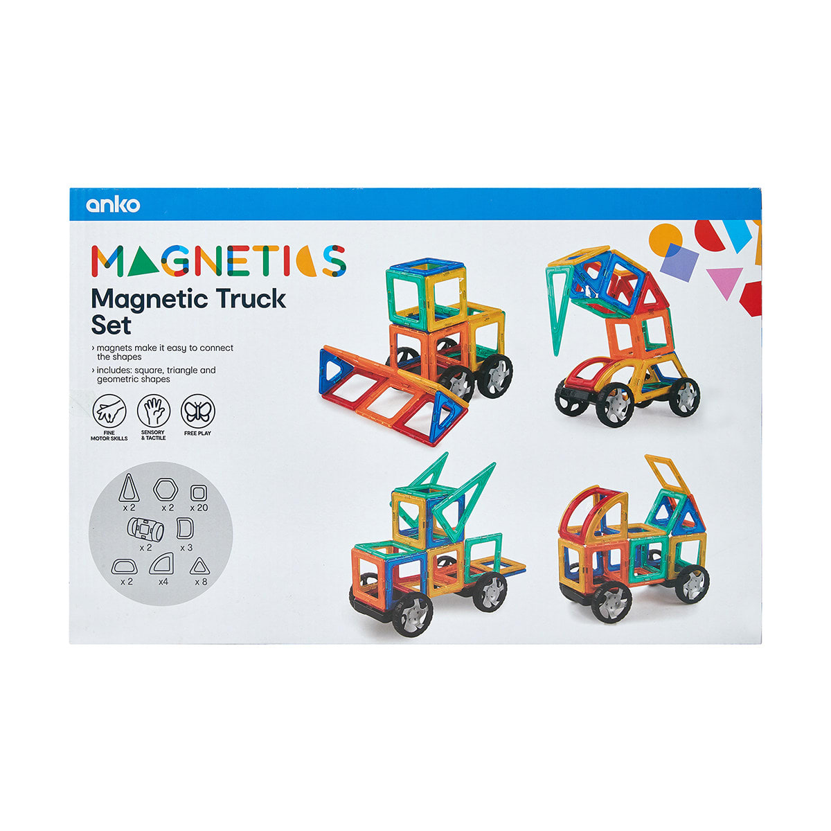 43 Pieces Tiles Construction Set Kmart