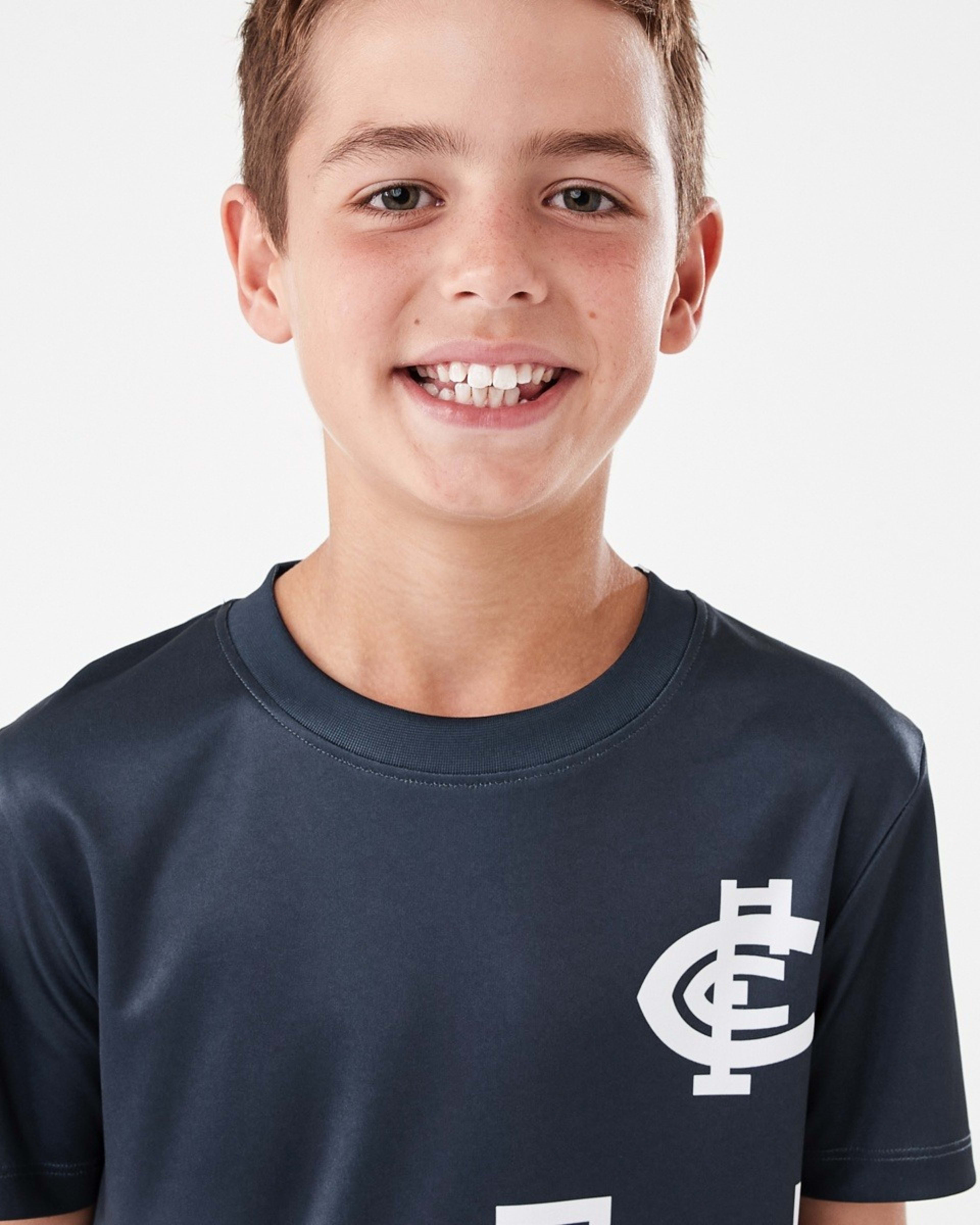 5 Official AFL Kids Training T-shirt Carlton, 5 of 10