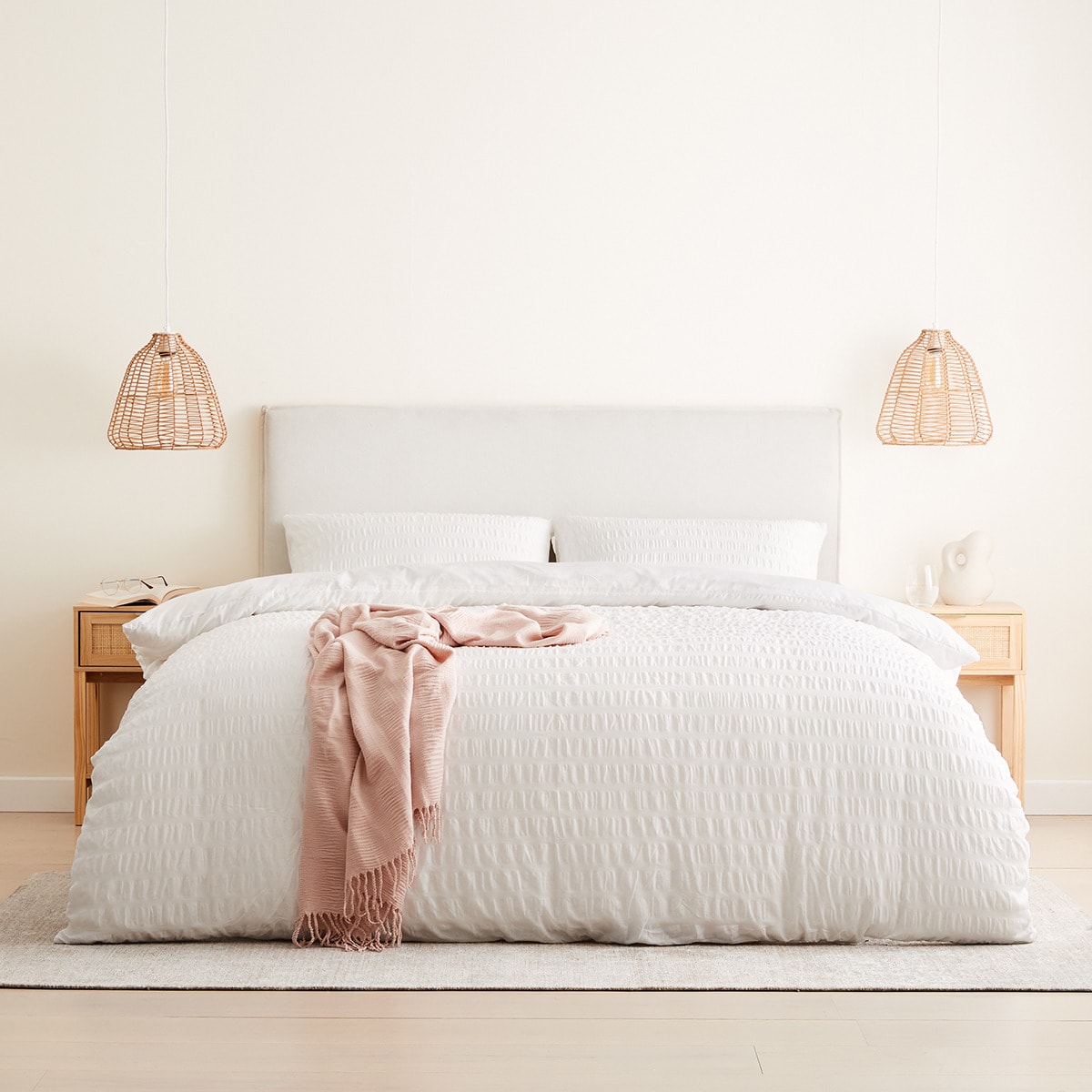 Upholstered bed head kmart discount