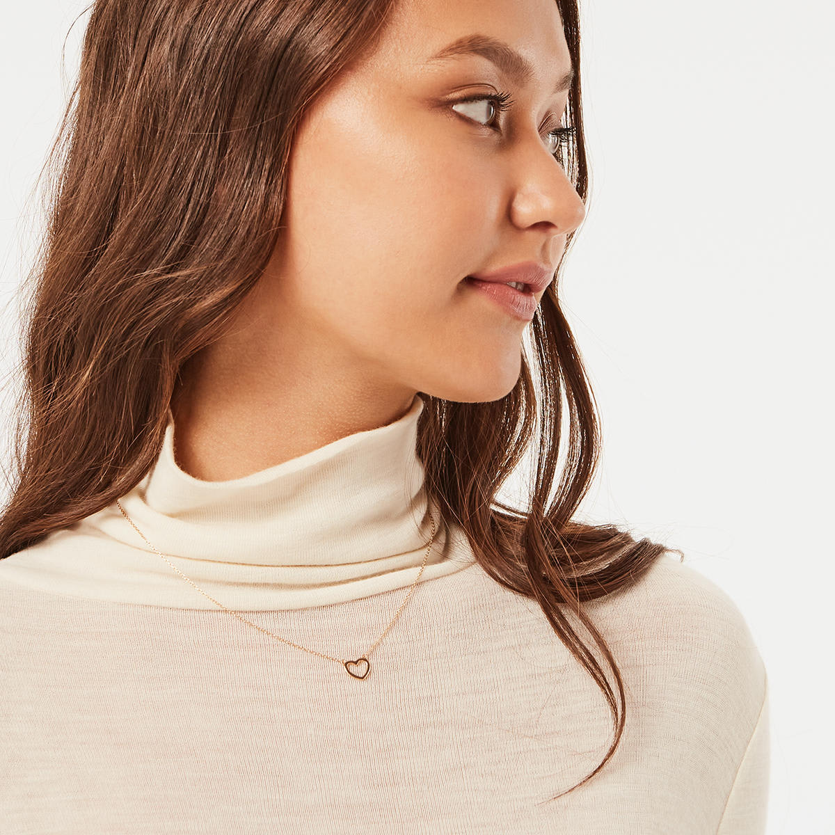 Gold Plated Sterling Silver Heart Necklace Kmart