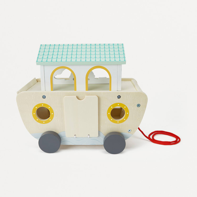 Wooden Animal Boat Kmart