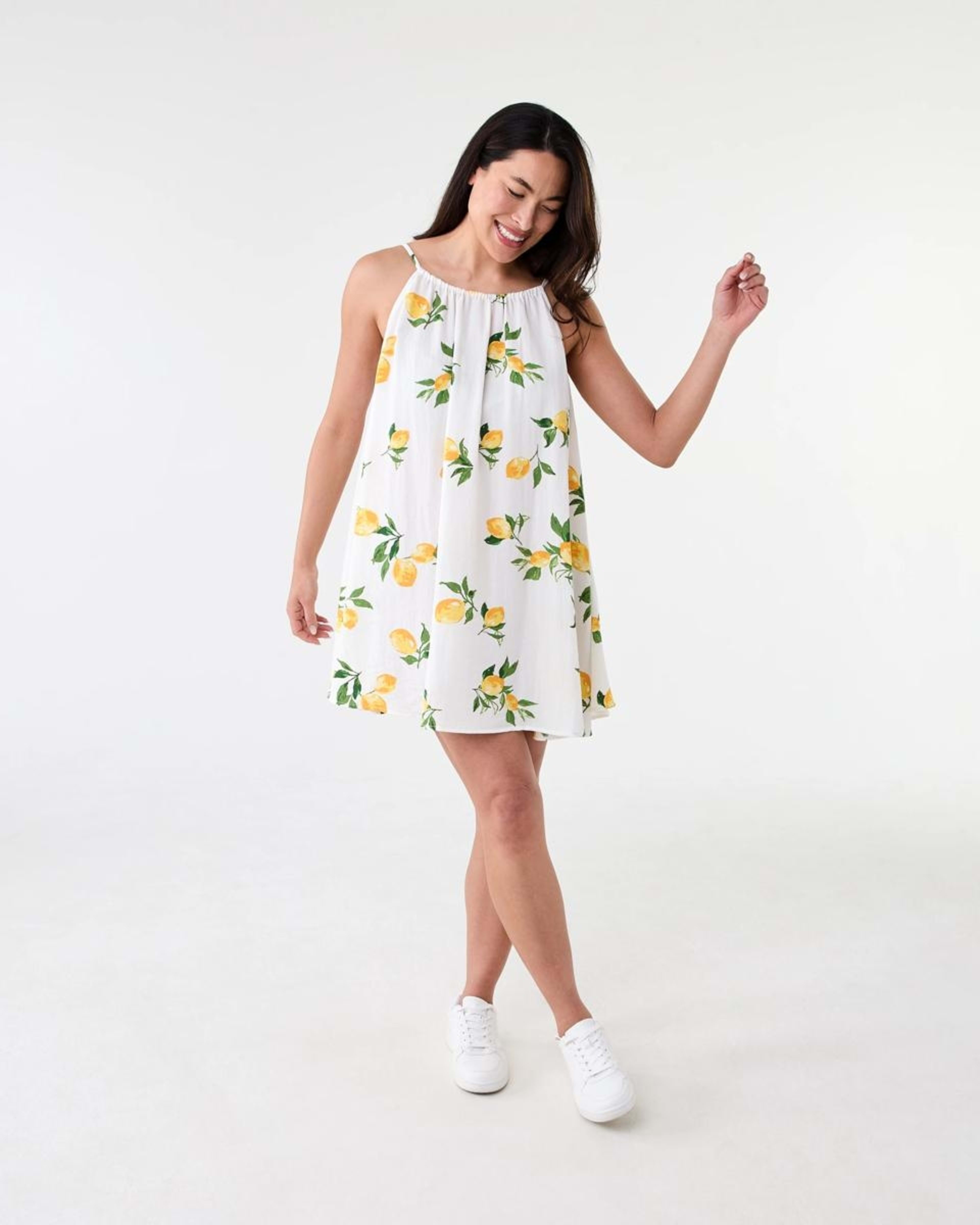 7 Sleeveless Textured Mini Dress Lemons, 7 of 7