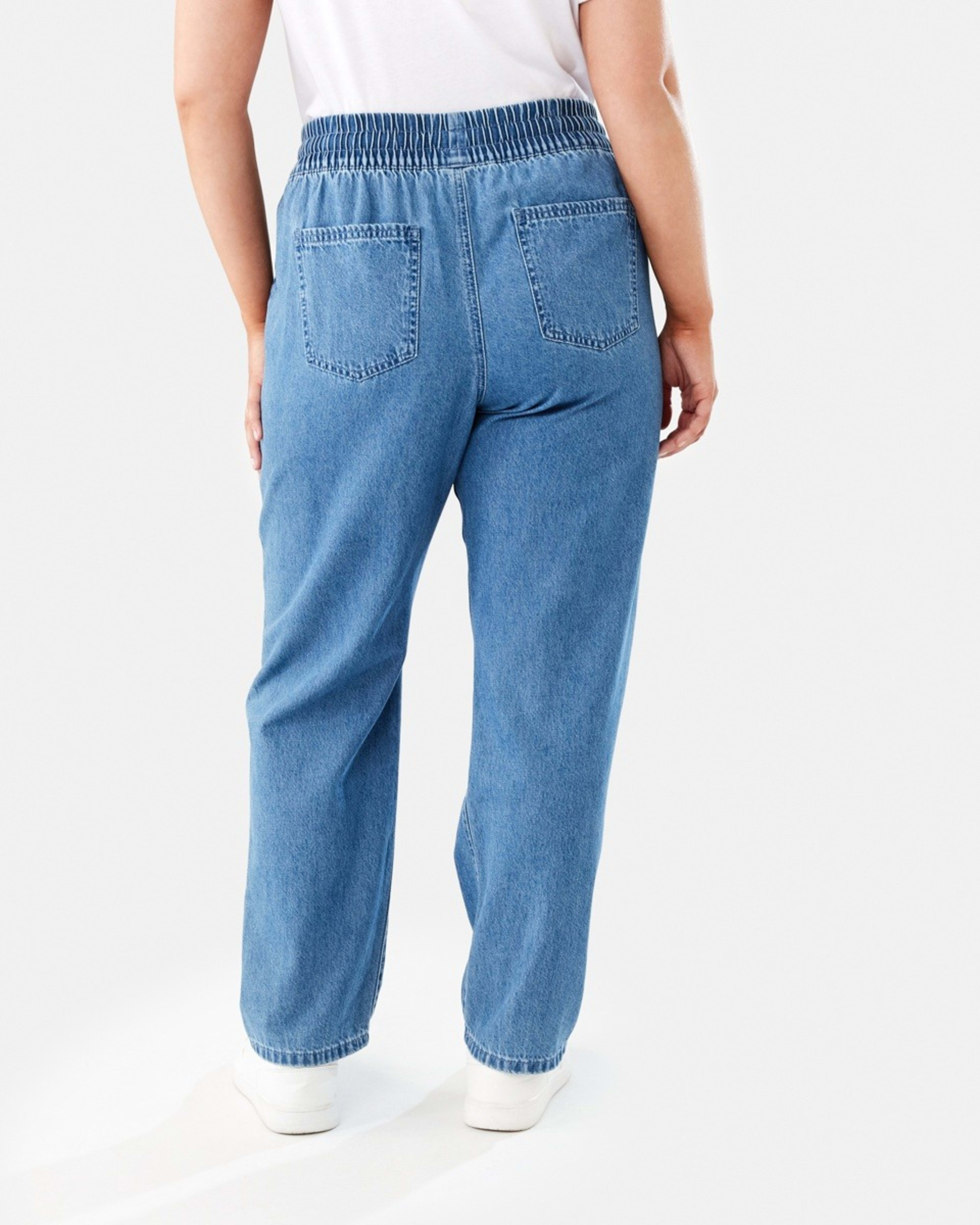 4 Denim Joggers MID WASH, 4 of 9