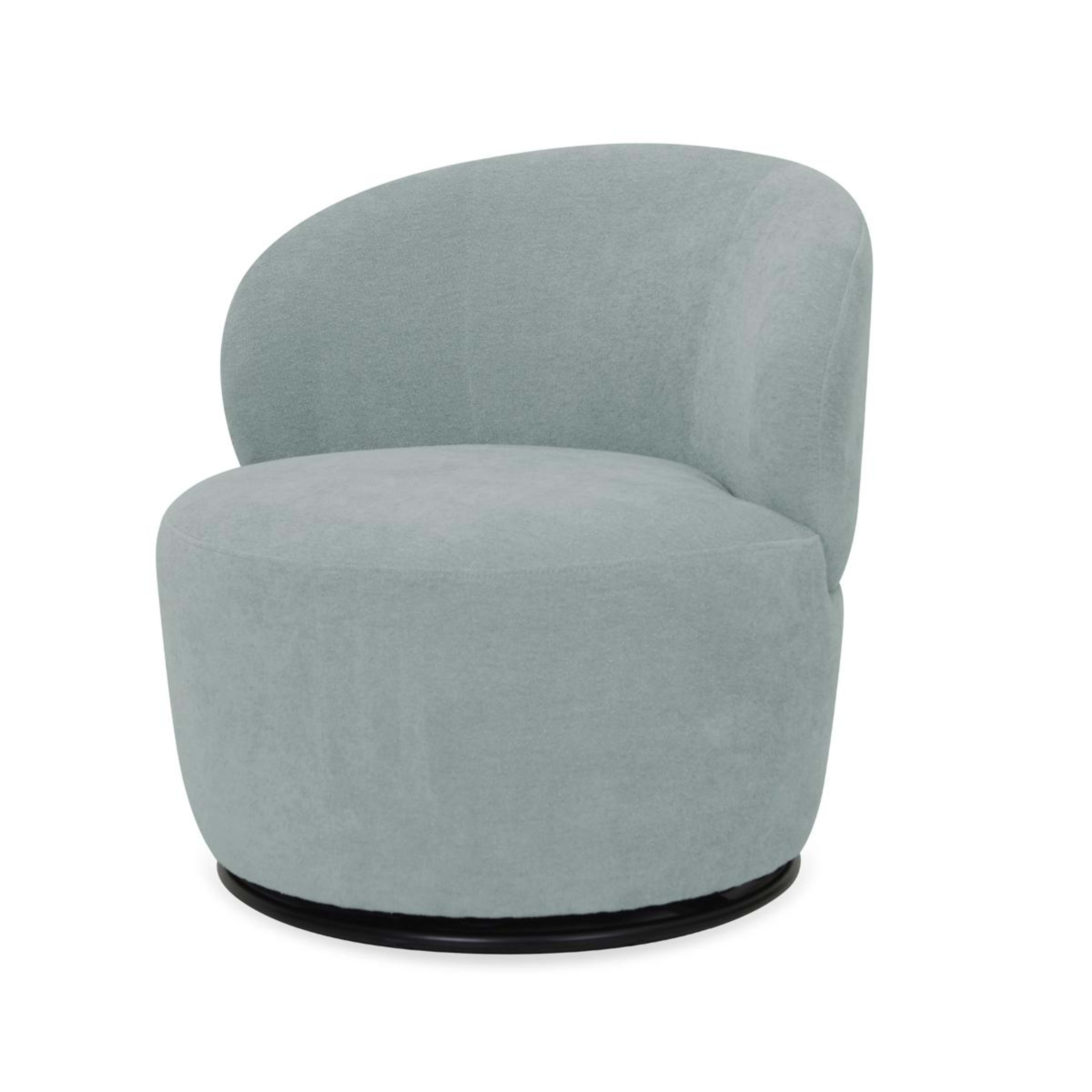 2 Clara Swivel Lounge Chair - Blue, 2 of 7