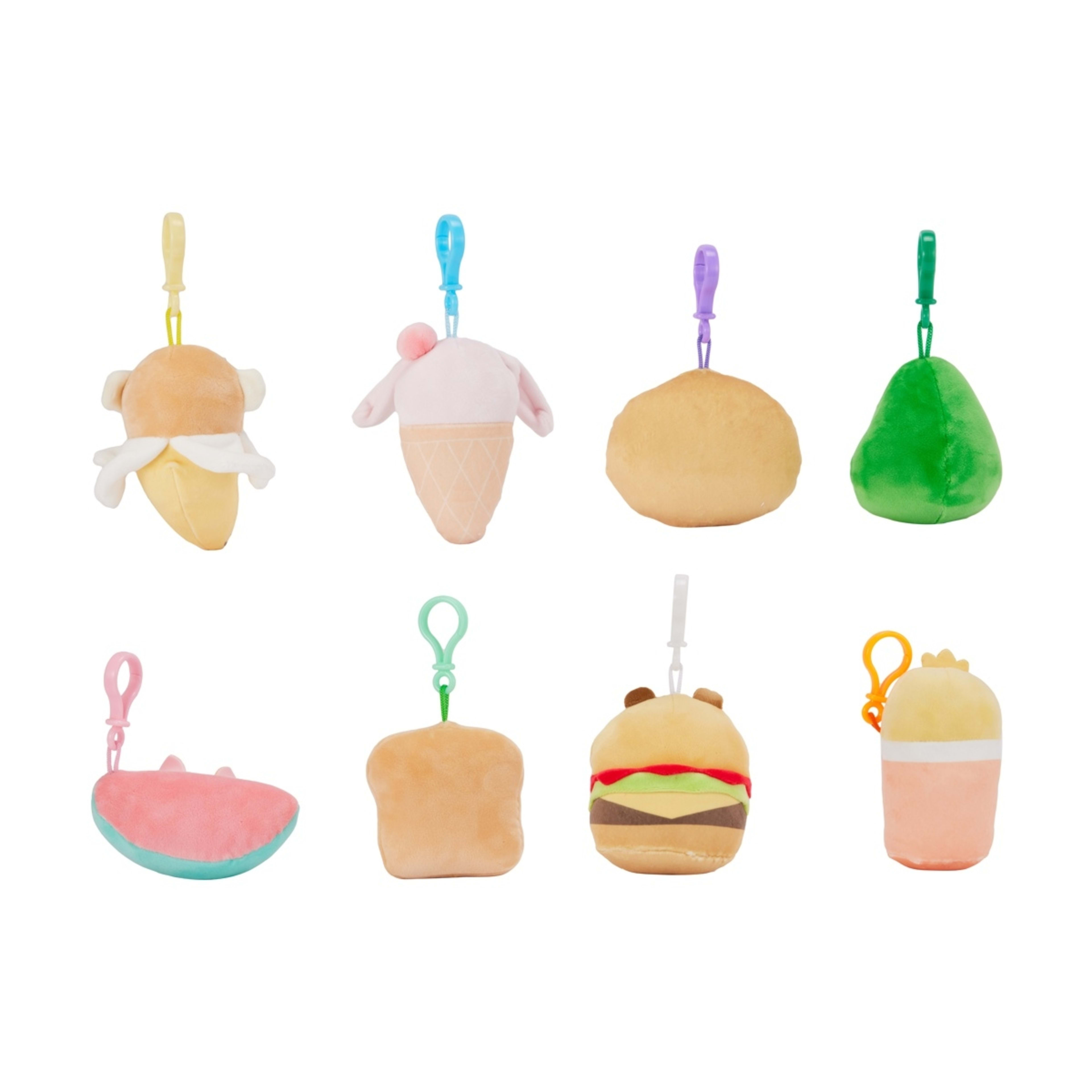 7 Foodie Friends Plush Blind Box Keychain - Assorted, 7 of 9
