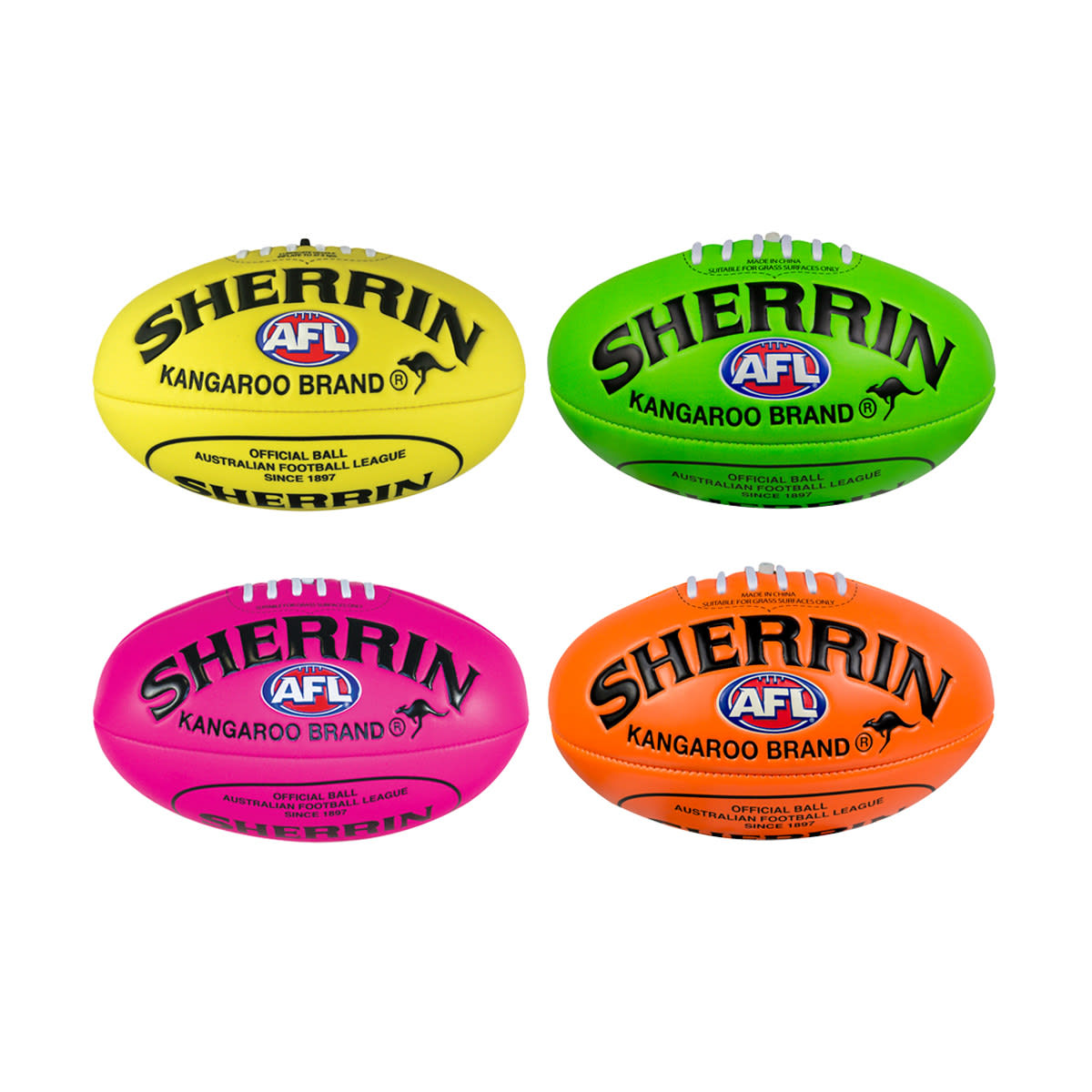 Sherrin AFL Super Soft Football Size 1 Assorted Kmart