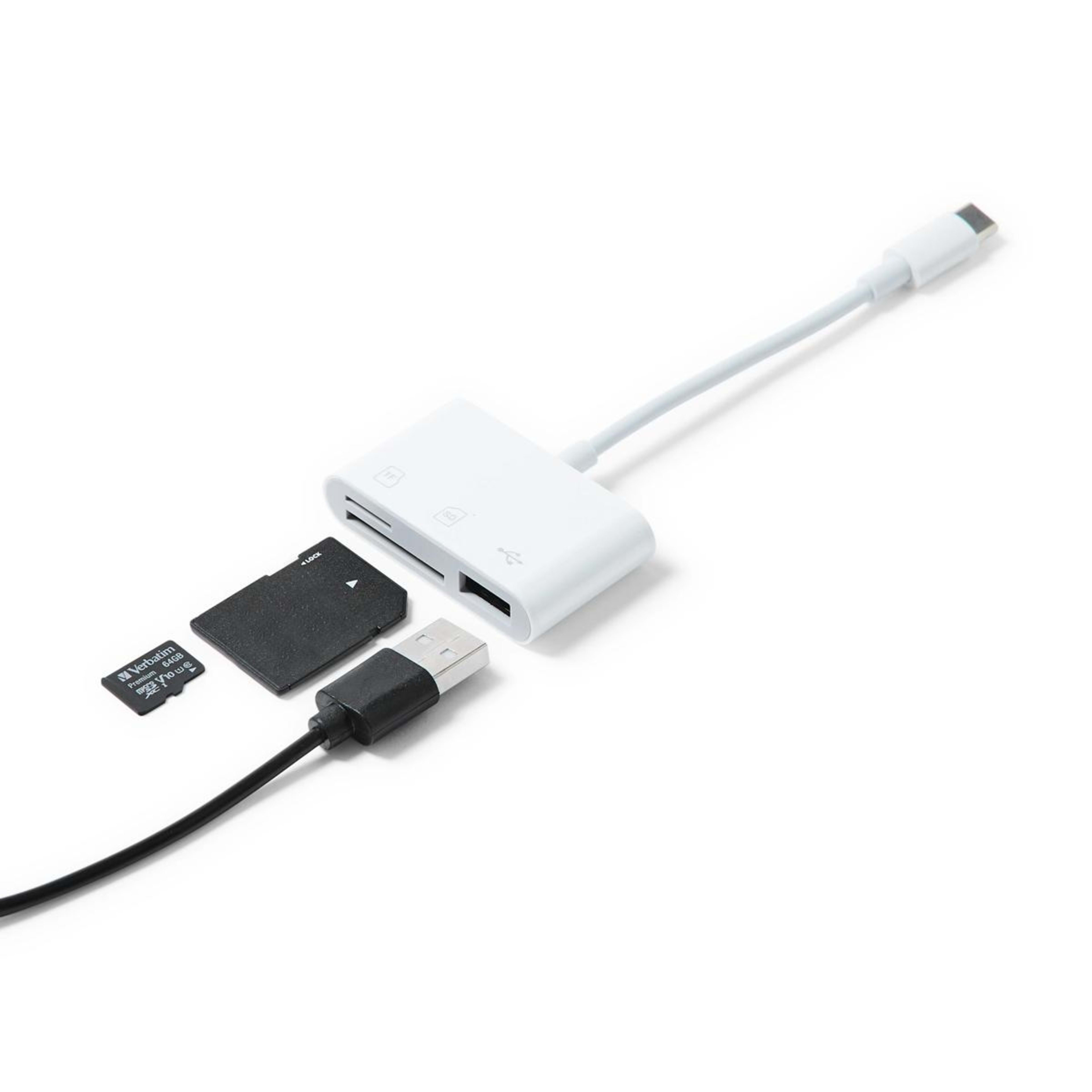 1 Media Card Dongle - White, 1 of 5