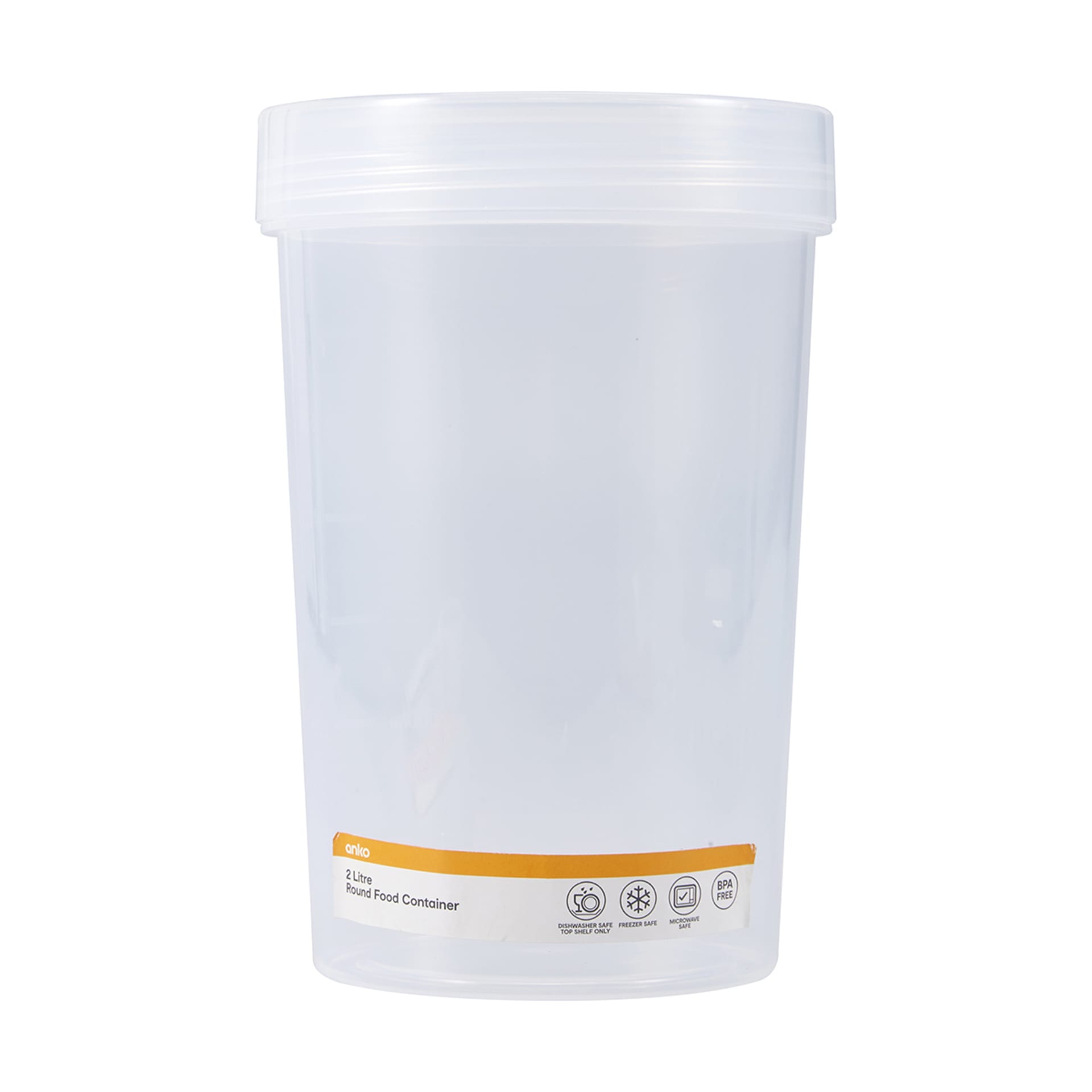 2L Round Food Container Kmart