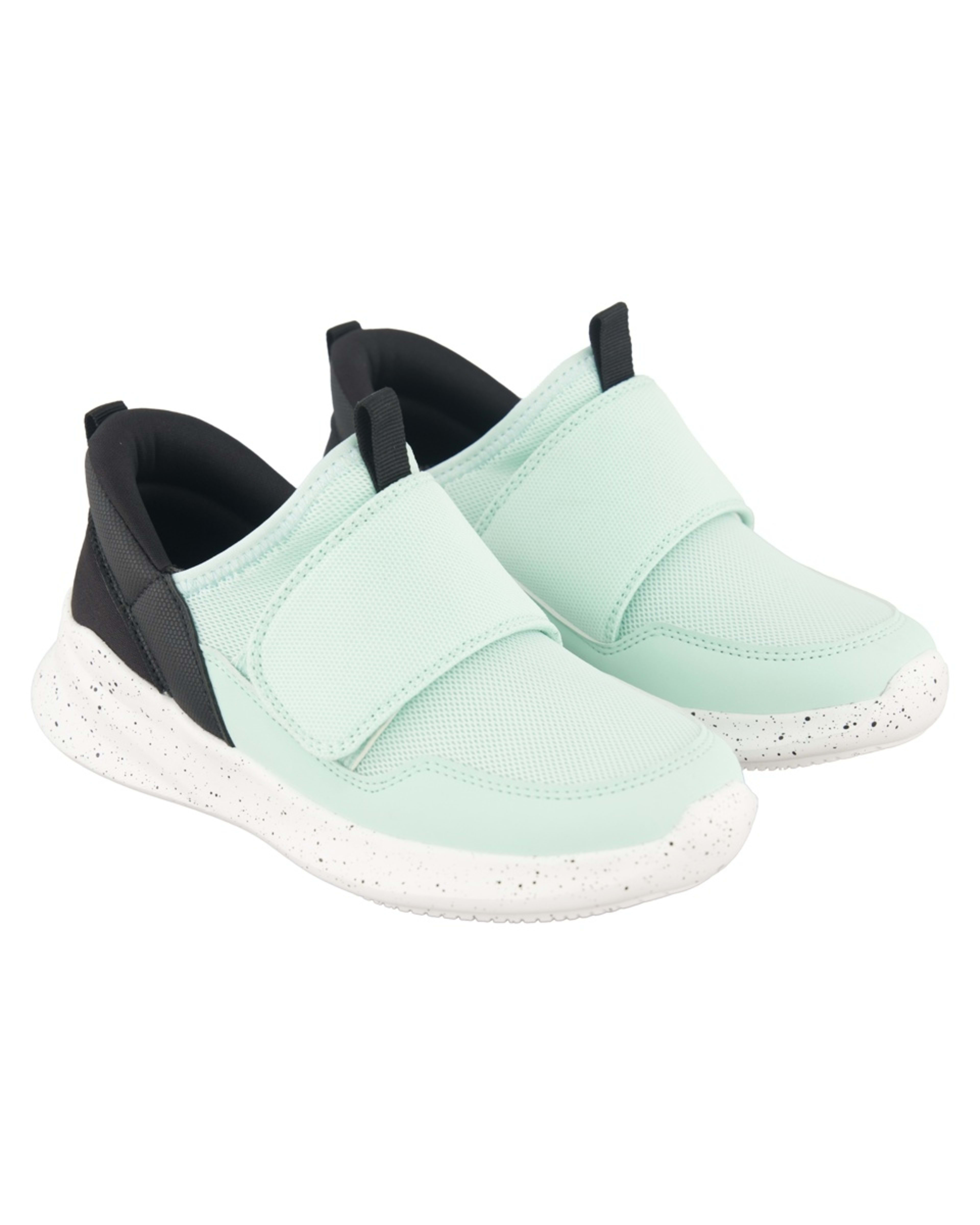 4 Senior Pull On Sneakers Blchd Blue, 4 of 5