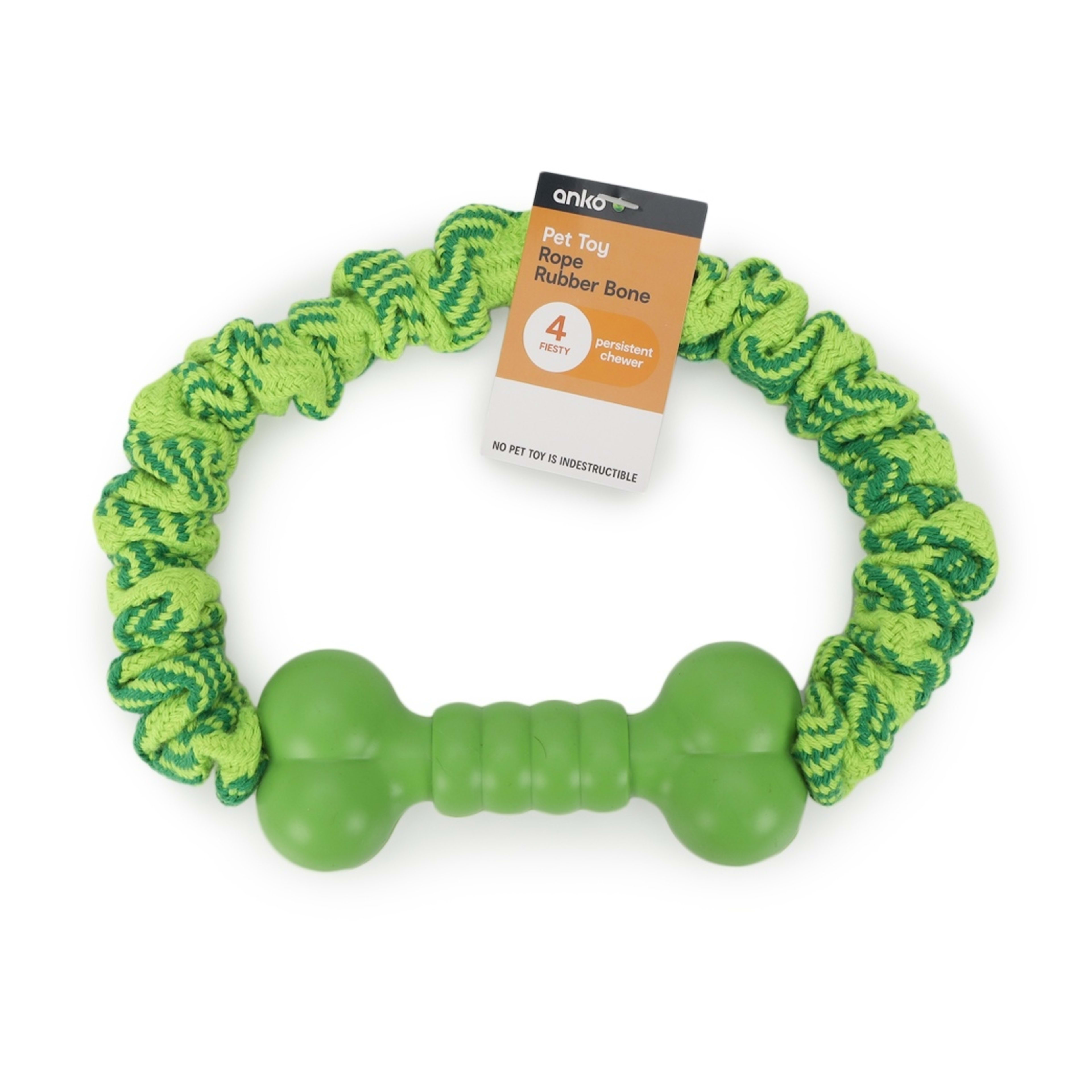 4 Pet Toy Rope Rubber Bone, 4 of 4
