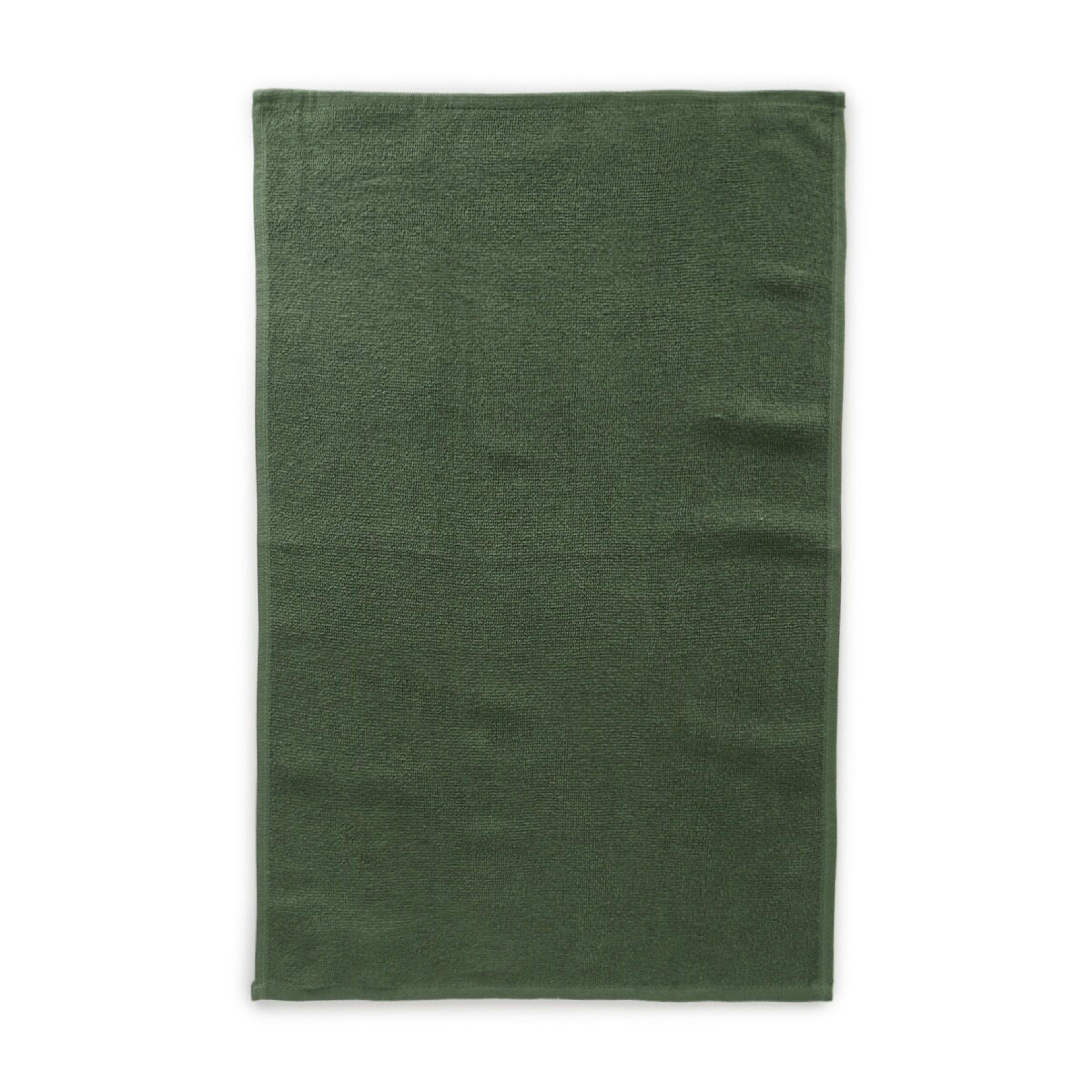 6 4 Pack Green Linear Terry Tea Towels, 6 of 7