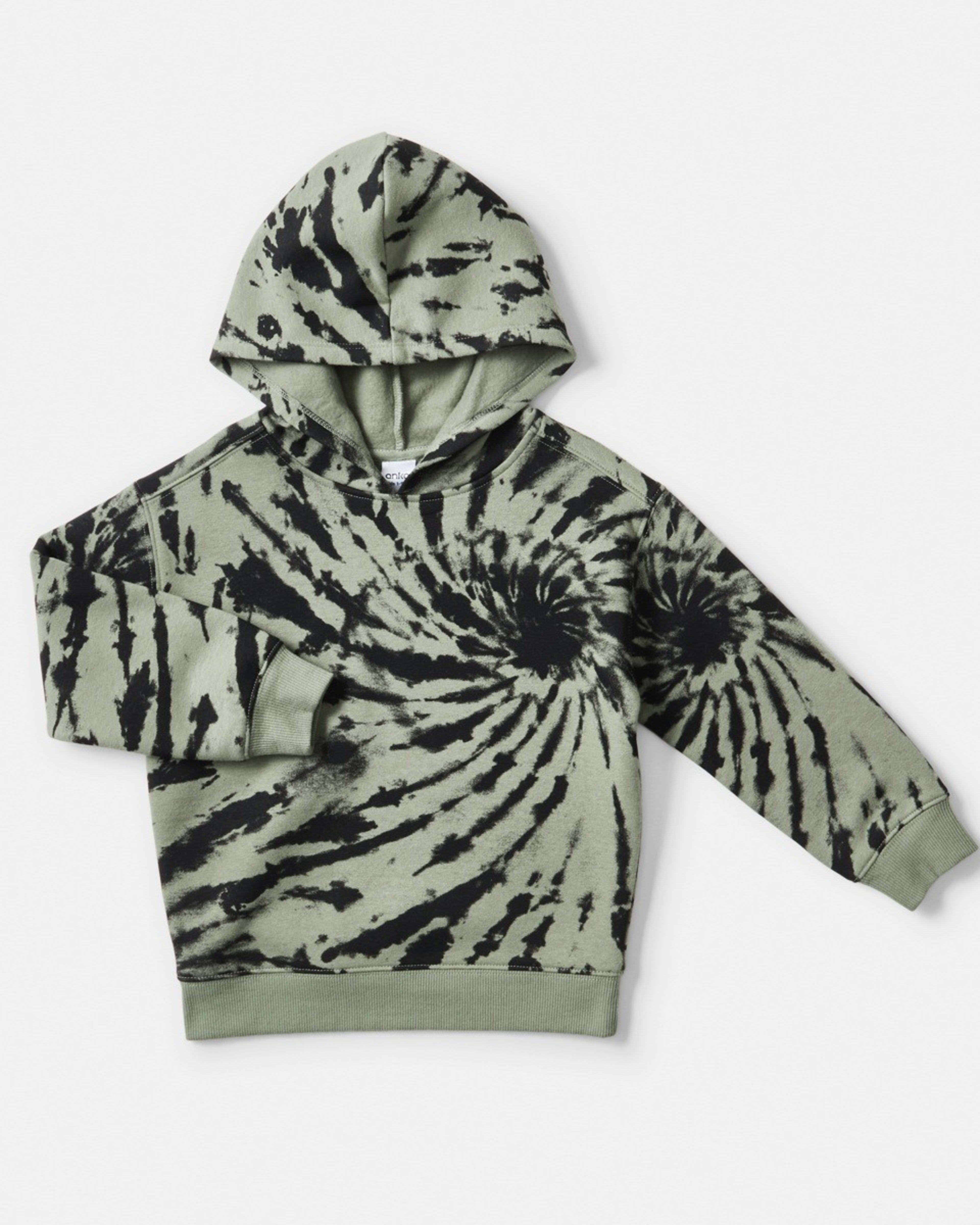 8 Print Hoodie Grn Tiedye, 8 of 9