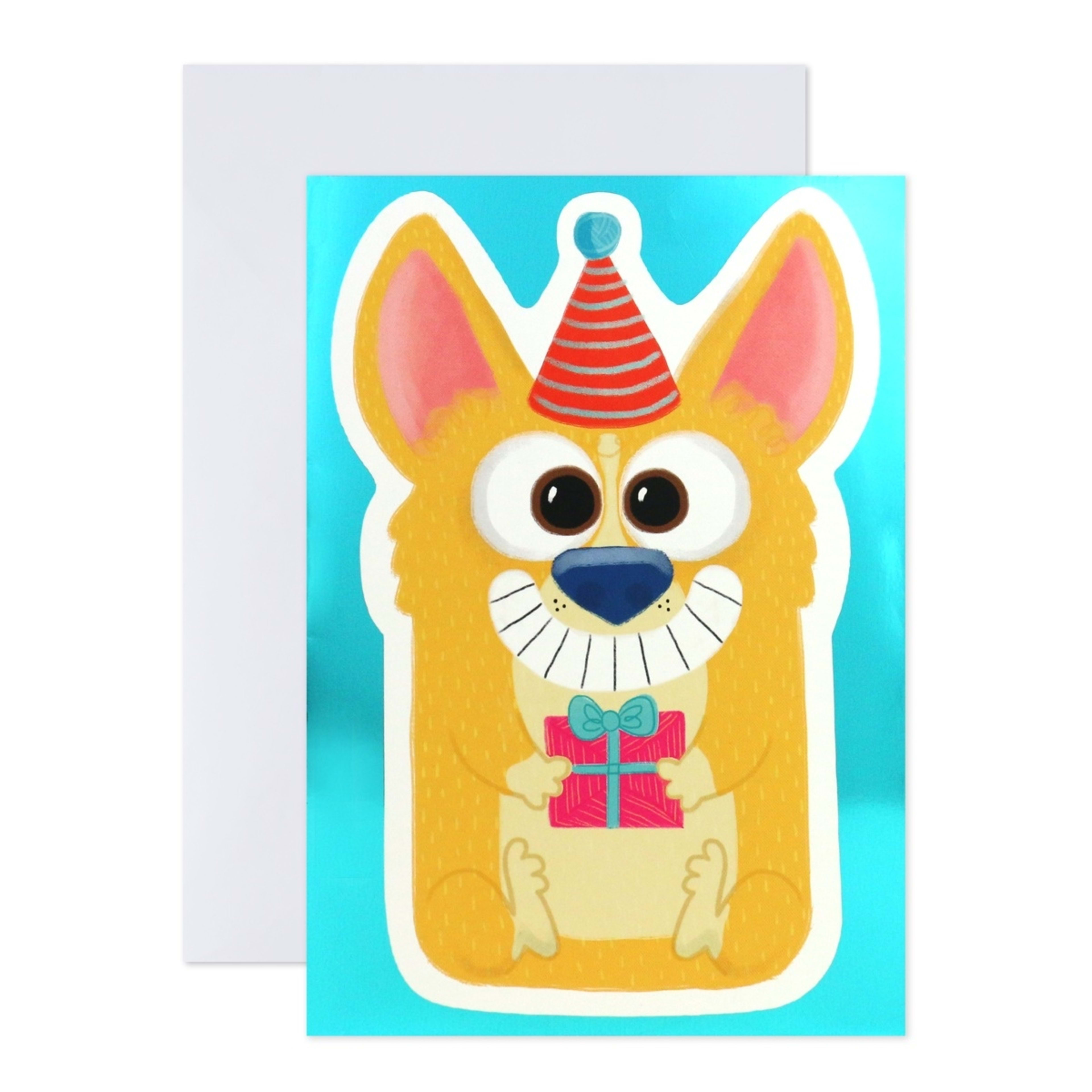 1 Hallmark Interactive Sound Birthday Card - Excited Dog
