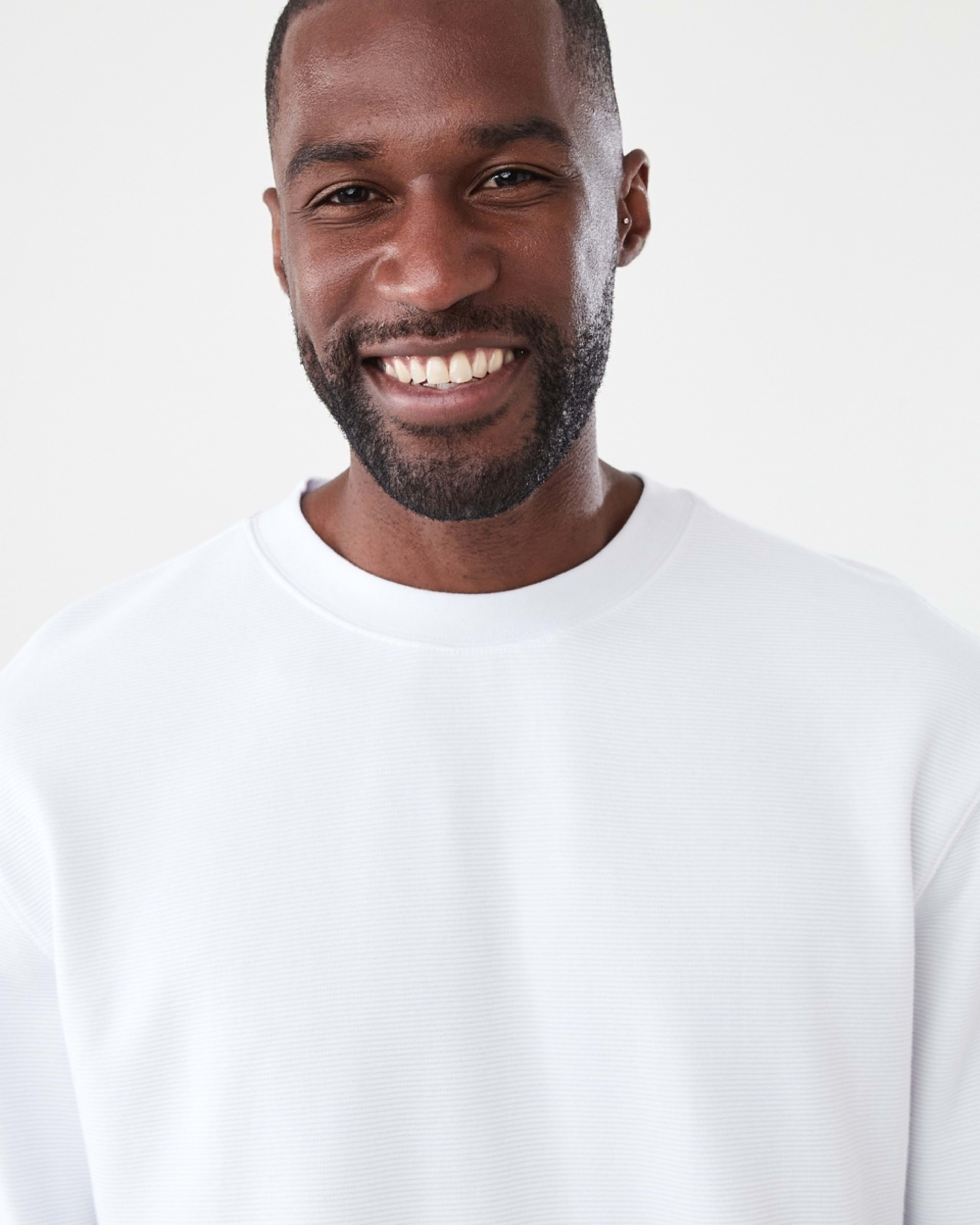 4 Oversized Ottoman T-shirt White, 4 of 5