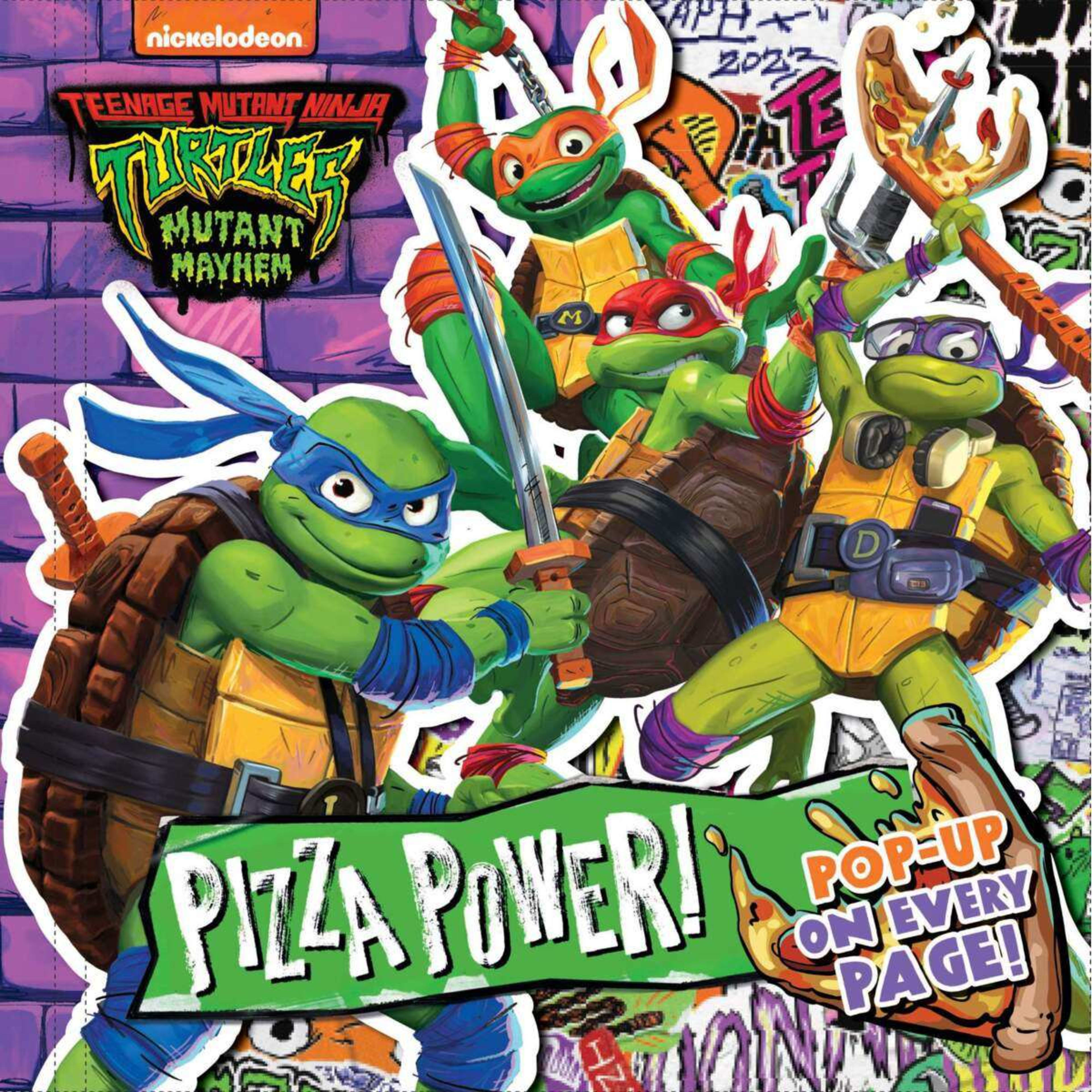 1 Nickelodeon Teenage Mutant Ninja Turtles Mutant Mayhem Pizza Power! - Book, 1 of 2