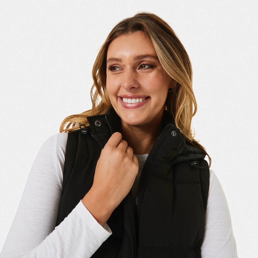 Hybrid Longline Puffer Jacket Kmart
