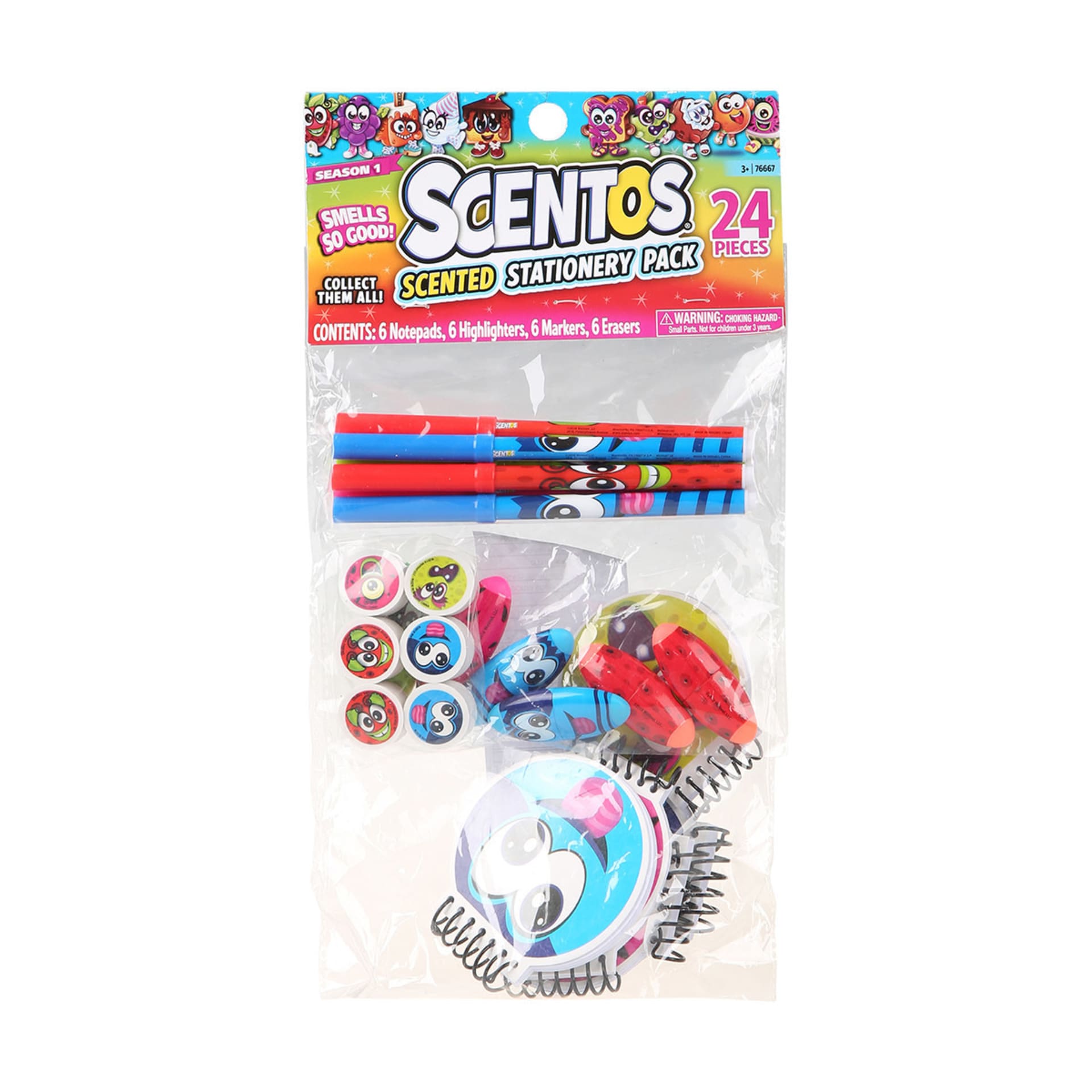 24 Piece Scentos Scented Stationery Pack Kmart