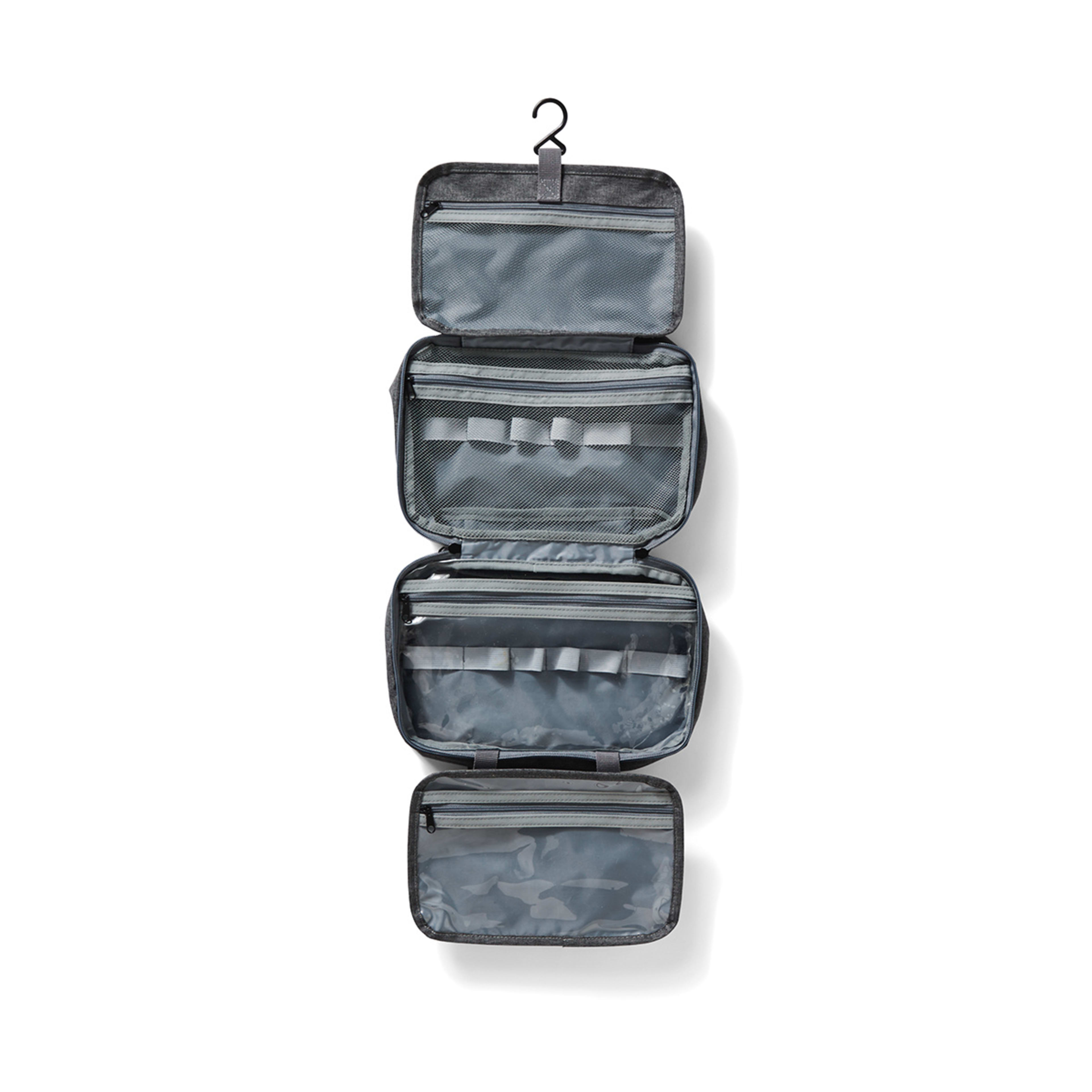 Multi Pocket Hanging Organiser Grey Kmart