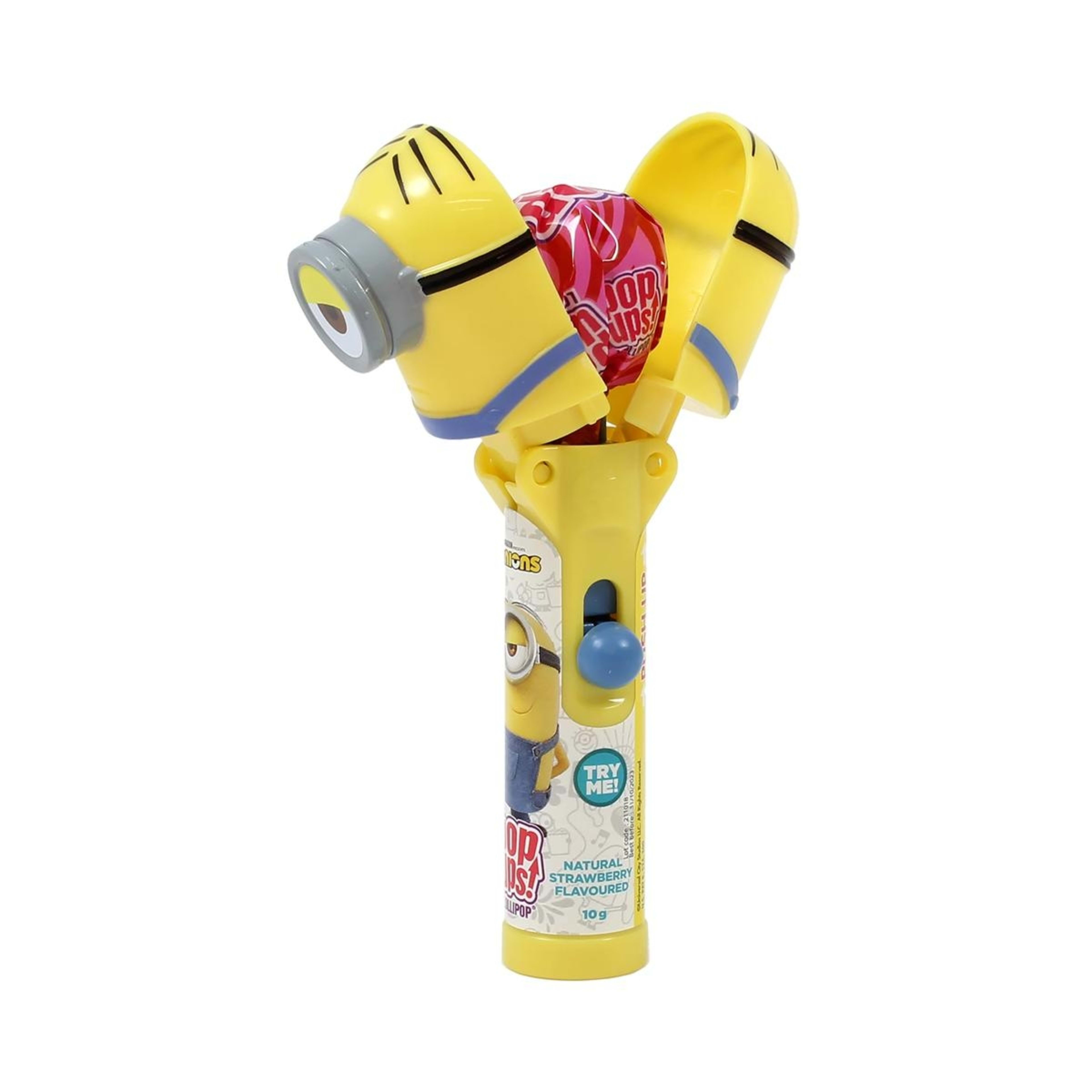 8 Minions: The Rise of Gru Pop Ups Lollipop 10g - Assorted, 8 of 9