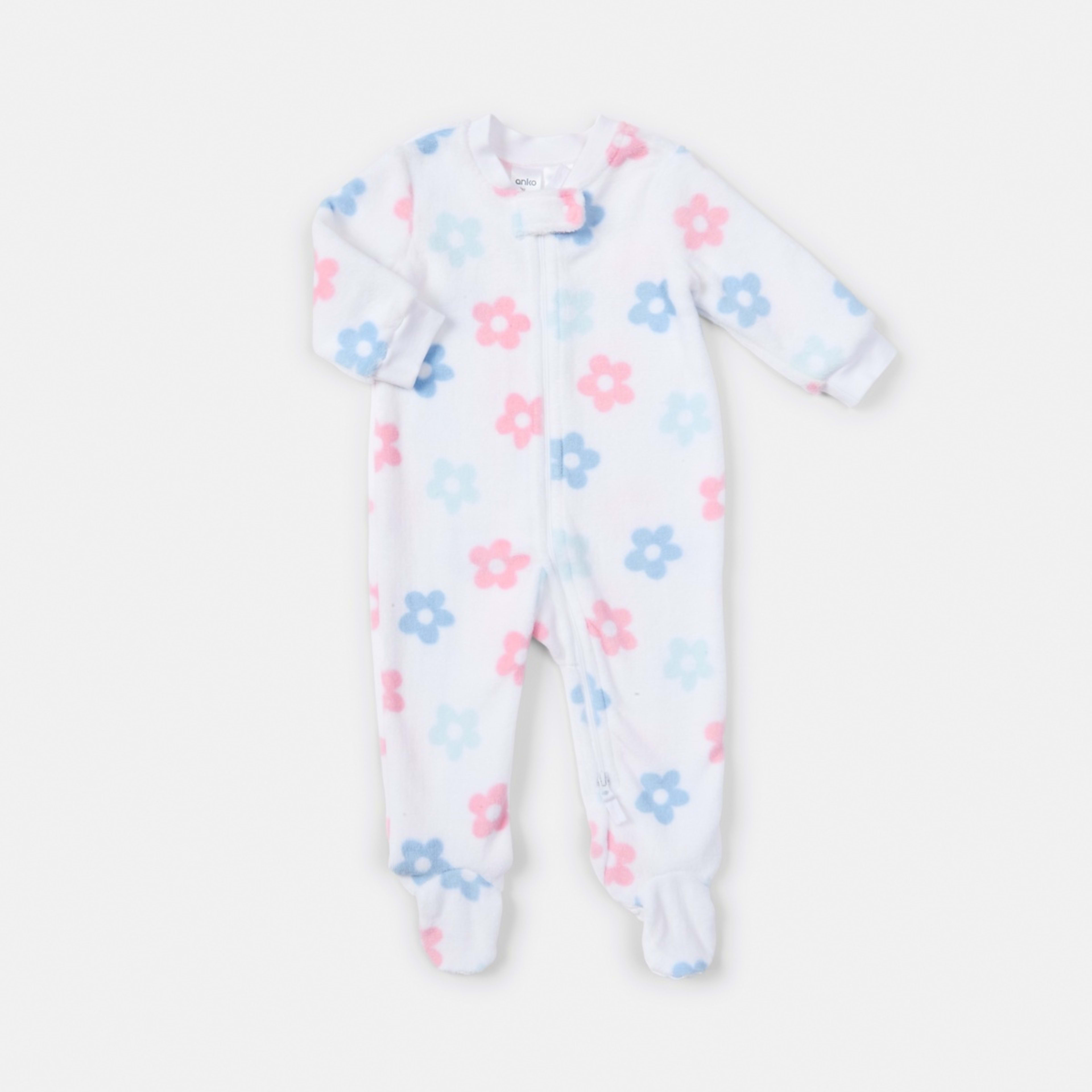1 Fluffy Coverall White Floral, 1 of 4