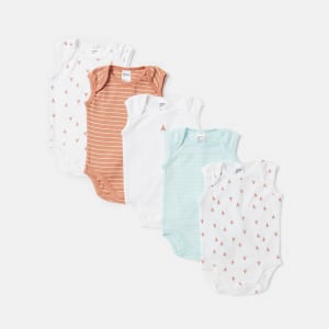 Anko Baby's 2-Pack Organic Cotton Bodysuits